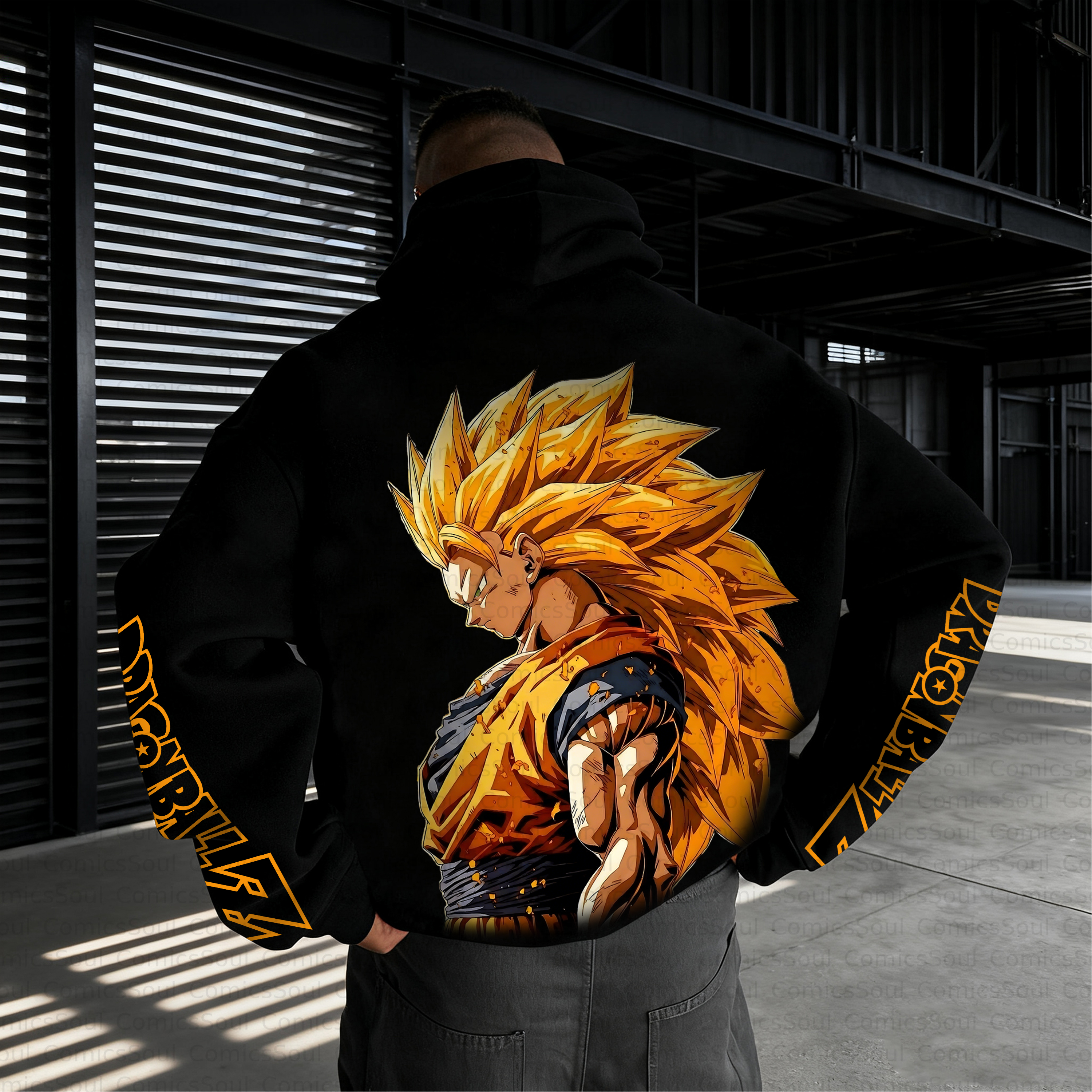 Unisex Anime Inspired Vintage Plush Hoodie