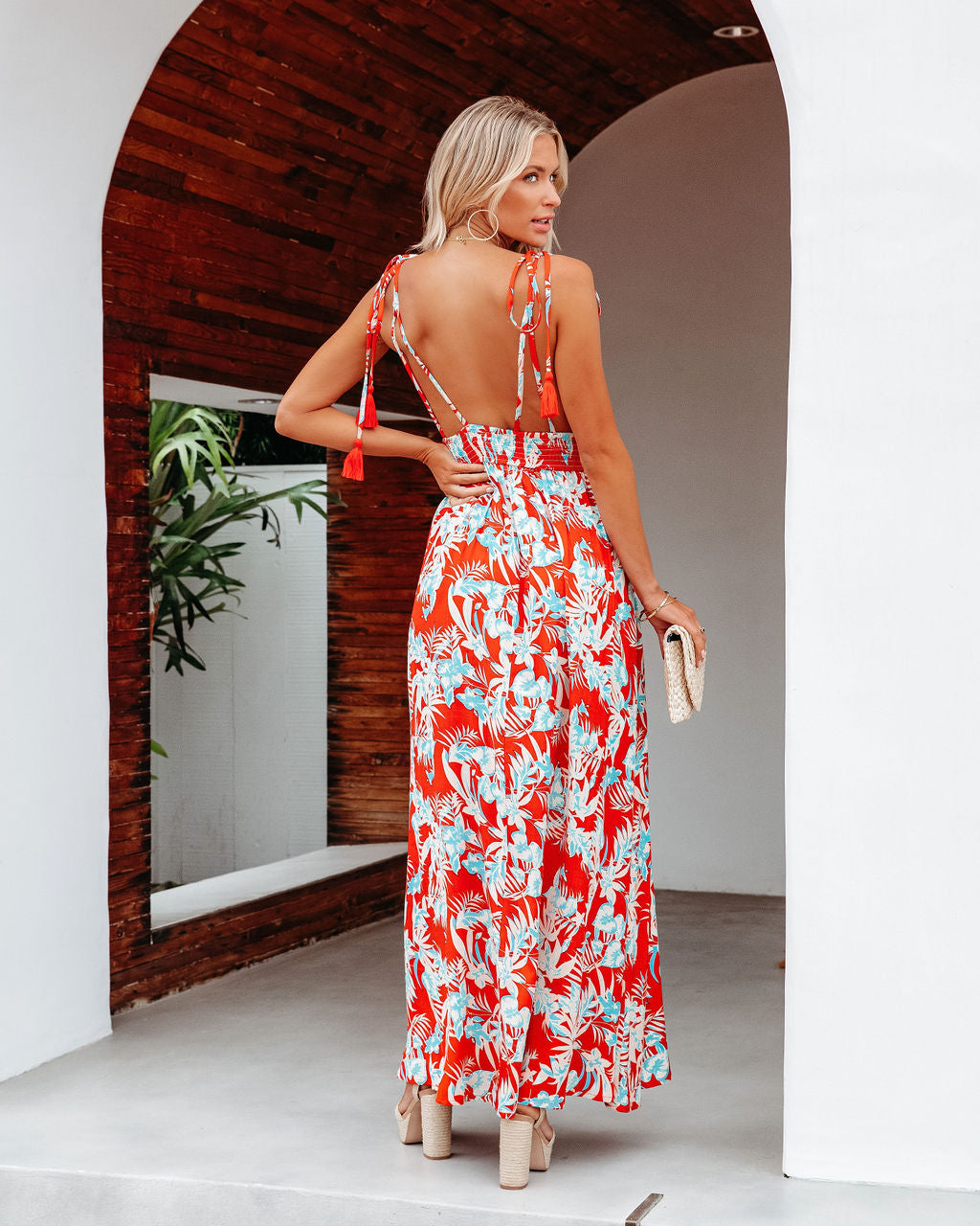 Beachgold Tropical Floral Maxi Dress - FINAL SALE - Se7enfashion
