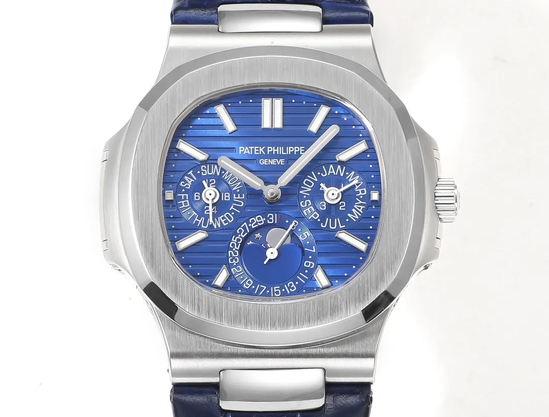 Patek Philippe Blue Nautilus Perpetual Watch