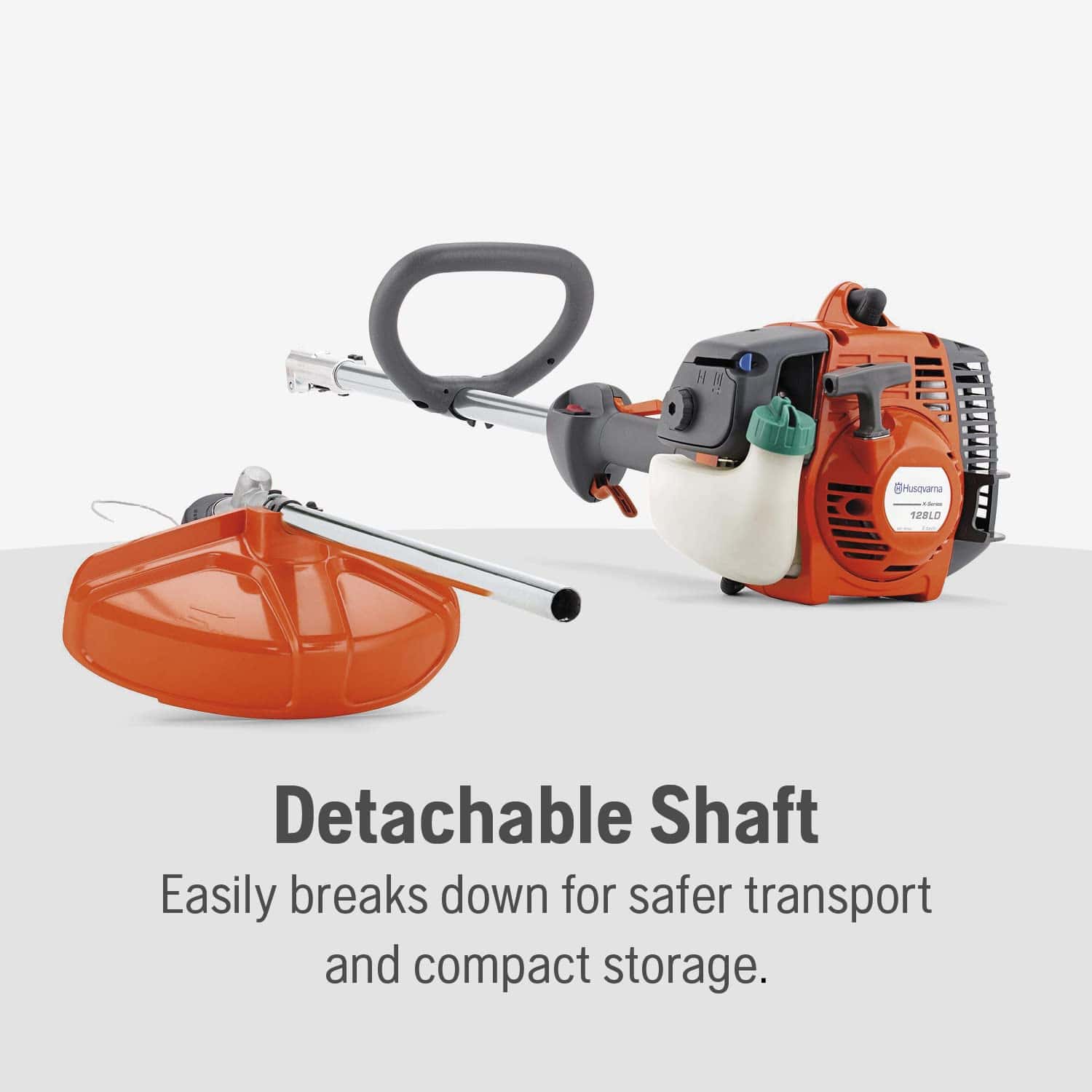 128LD Gas String Trimmer, 28-cc 2-Cycle, 17-inch Straight Shaft Gas String Trimmer with Tap 'n Go trimmer head