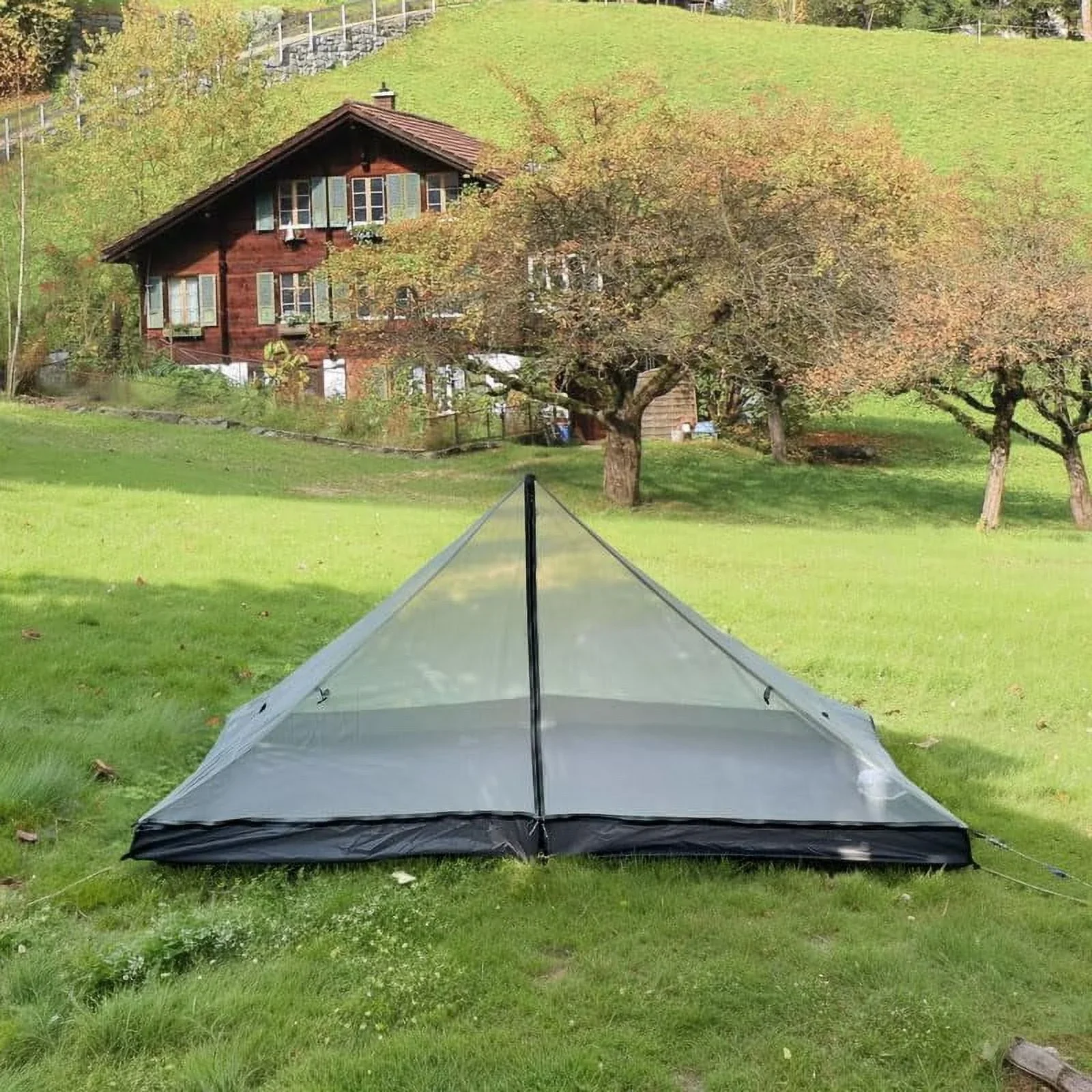 3F UL Gear Lanshan Ultralight Tent Waterproof Professional Hiking Tent 2Person Tents for Camping 4 Season Backpacking Tent (Khaki-2 People, 4 Season)