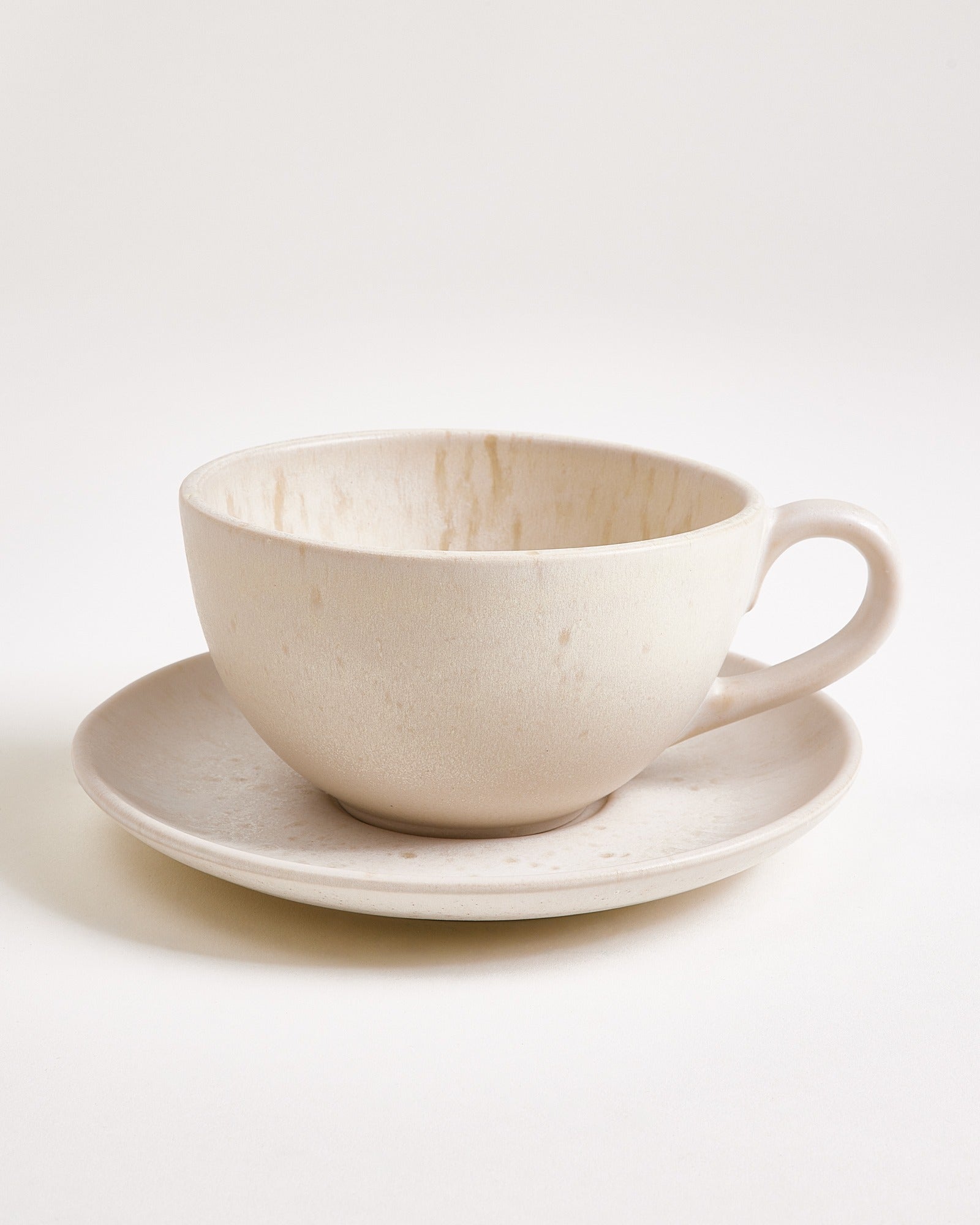 Sintra Teetasse & Untertasse groß classic sand