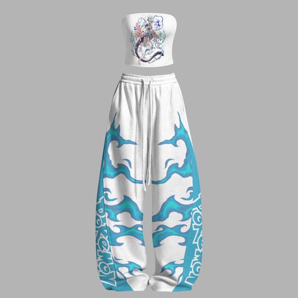 Pokémon Strapless Top  & Elasticated Trousers Two-Piece Set