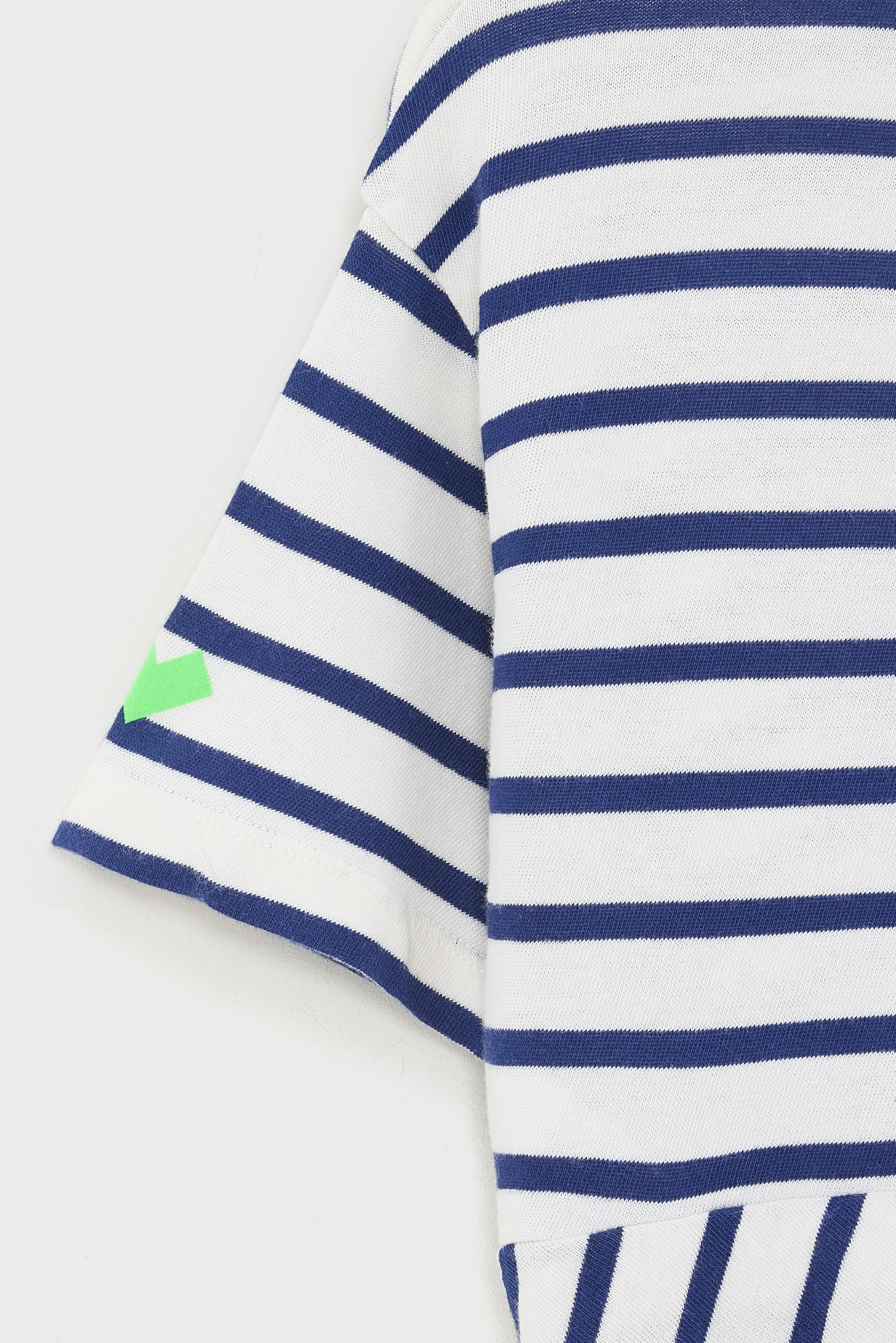 Bellerose Crissy cross-front t-shirt (261 / G / STRIPE E)