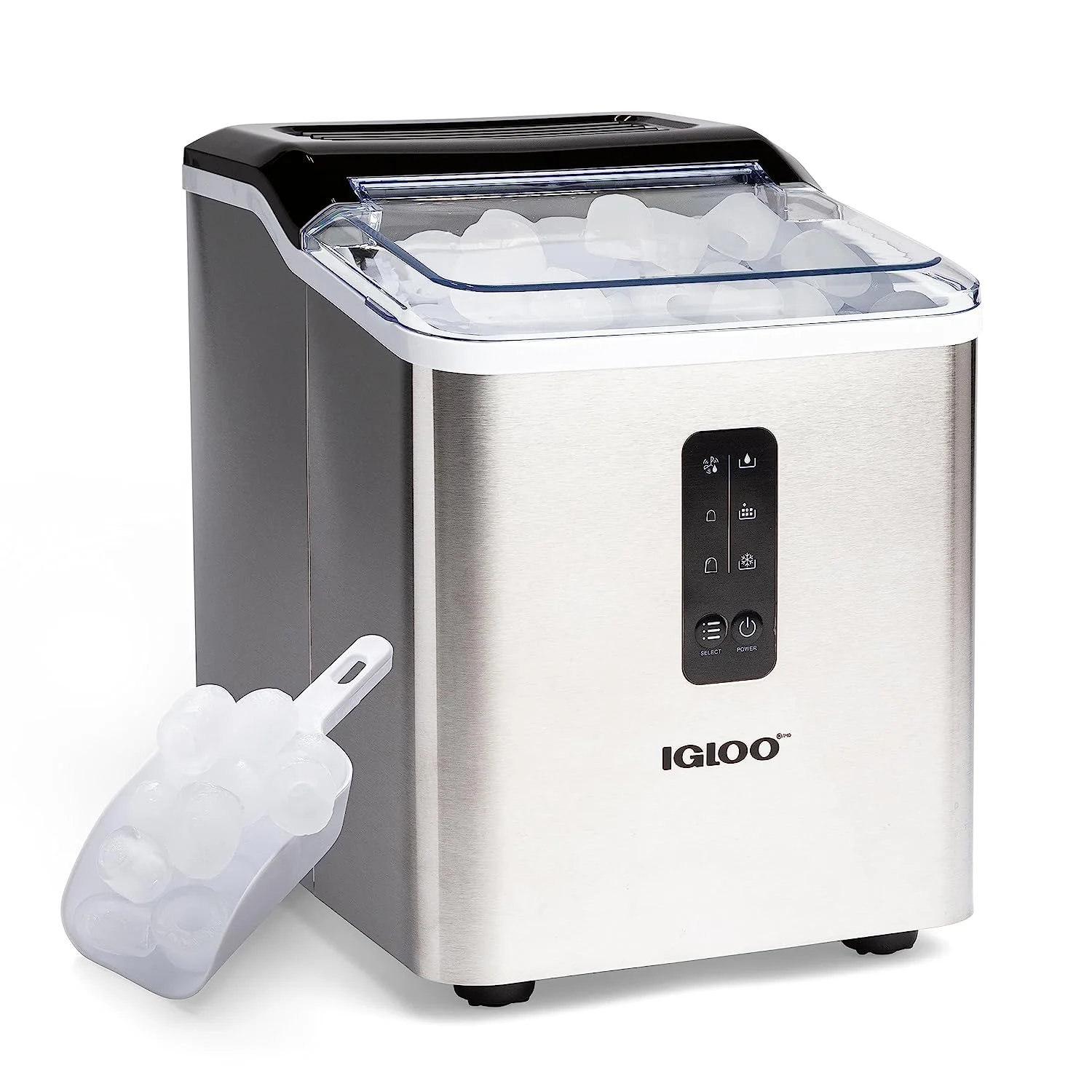 Igloo Automatic Ice Machine Self Cleaning Countertop Ice Maker for Water Bottle & Drinks, Aqua - Image 30