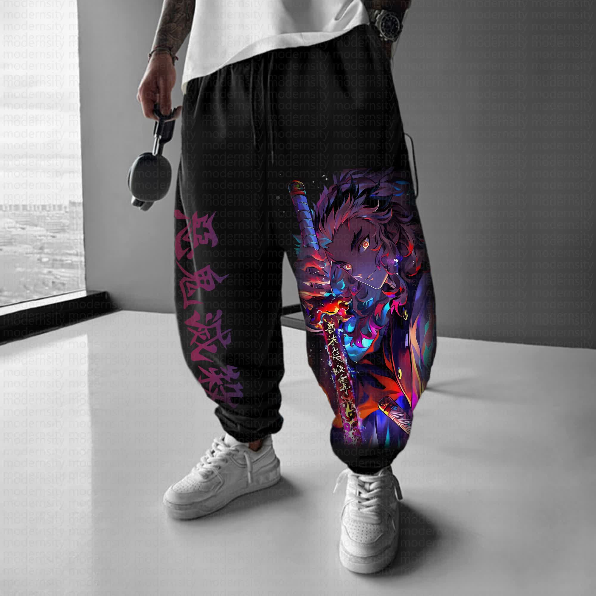 Unisex Anime Inspired Vintage Pants丨Comicssoul