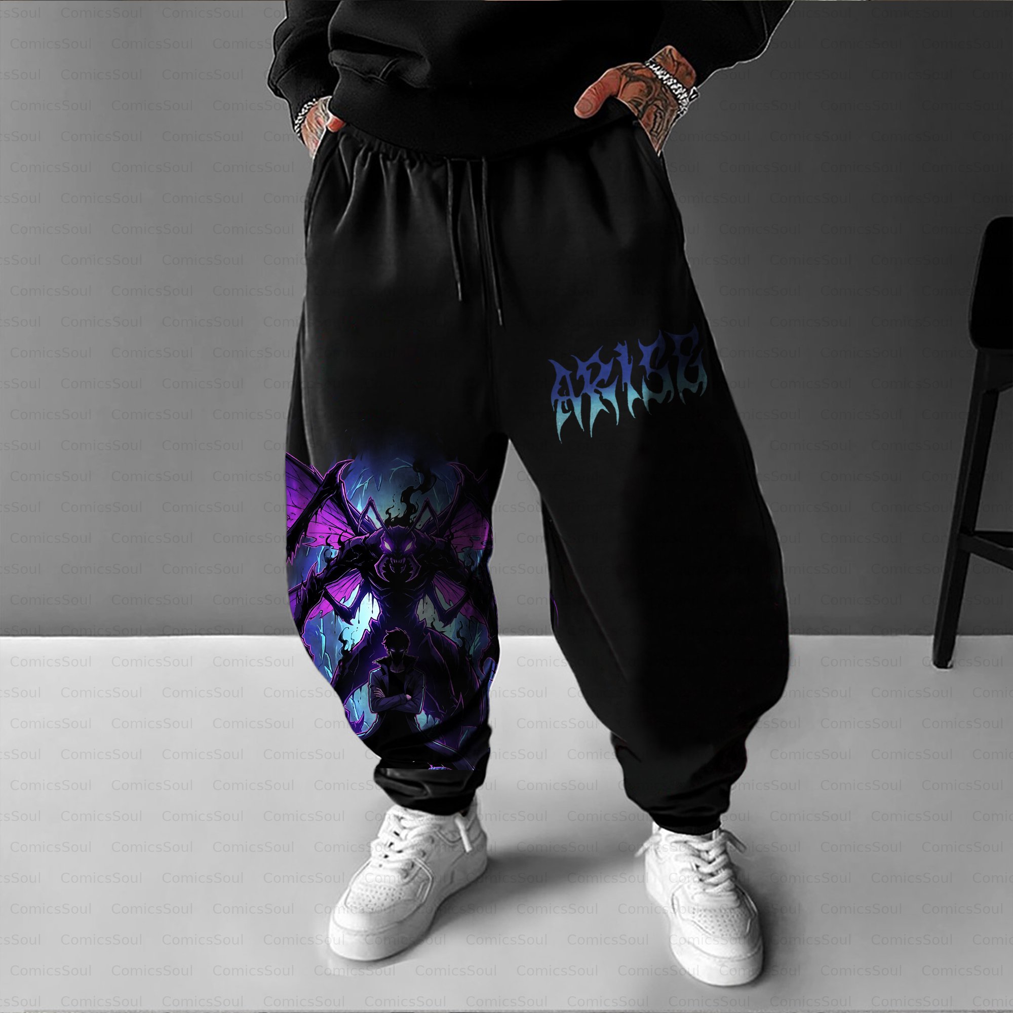 Unisex Casual Anime Streetwear Pant