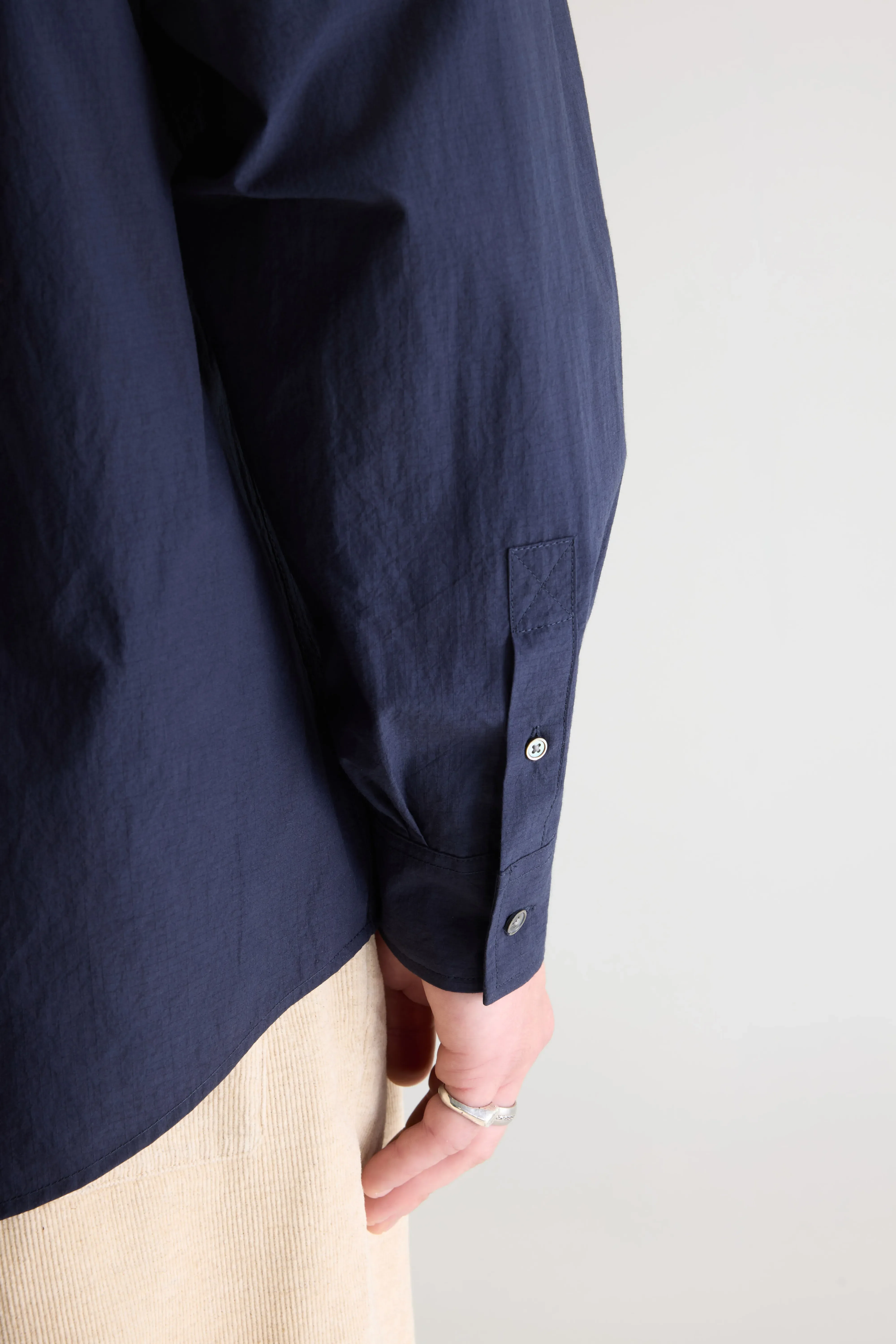 Bellerose Jops relaxed shirt  (261 / M / NAVY)