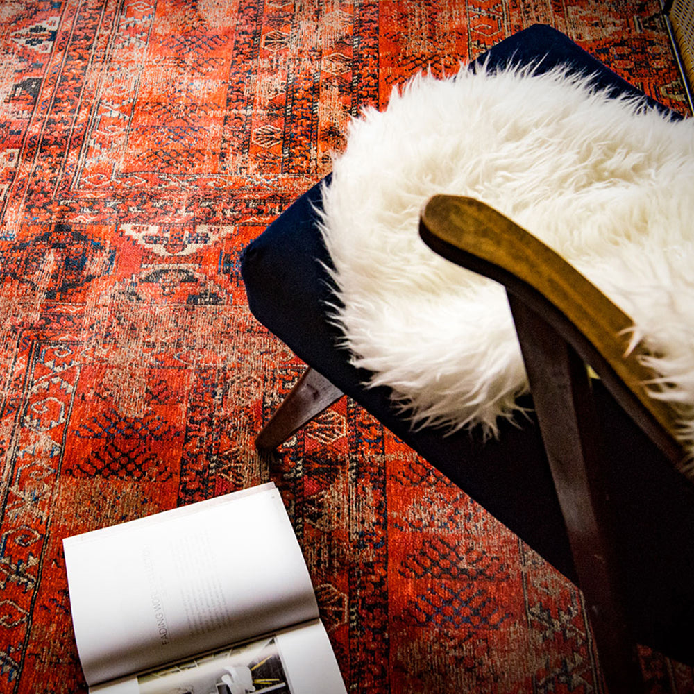 Louis de Poortere Hadschlu Vloerkleed 280 x 390 cm - Red Brick