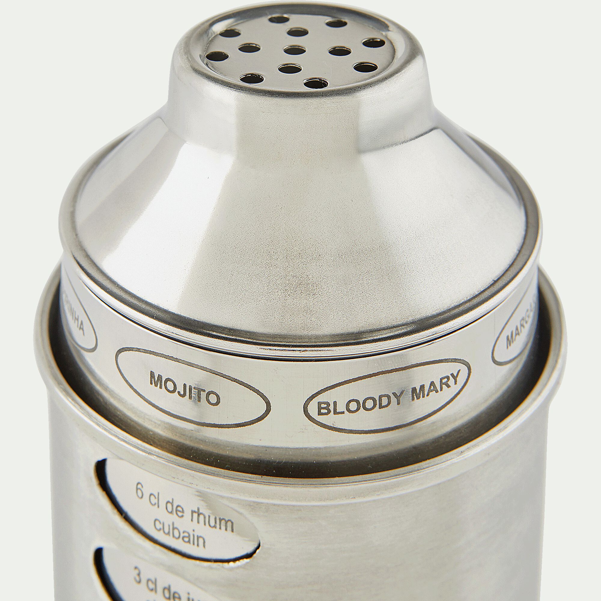 DHARMA - Shaker à cocktail en inox 60cl - argenté
