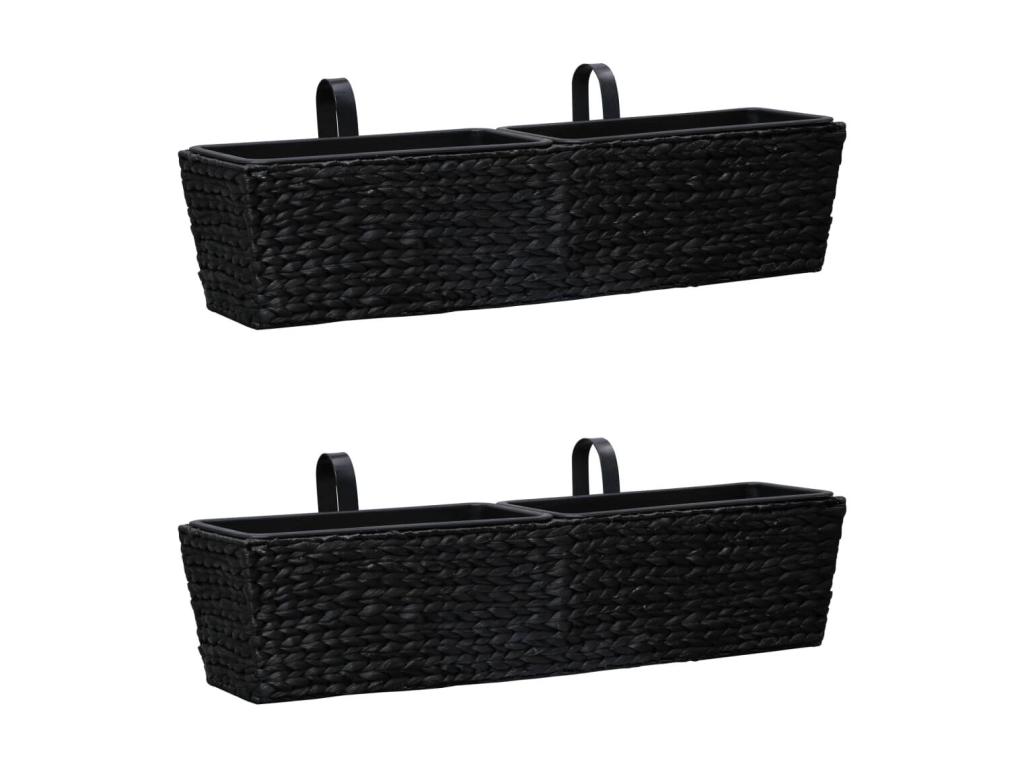 Decoratodo 2 piezas Jacinto de agua Negro