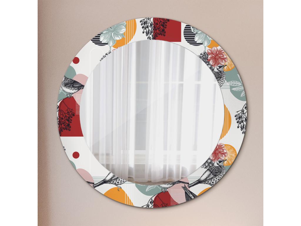 Espejo decorativo redondo - Vintage Patki - 70 cm