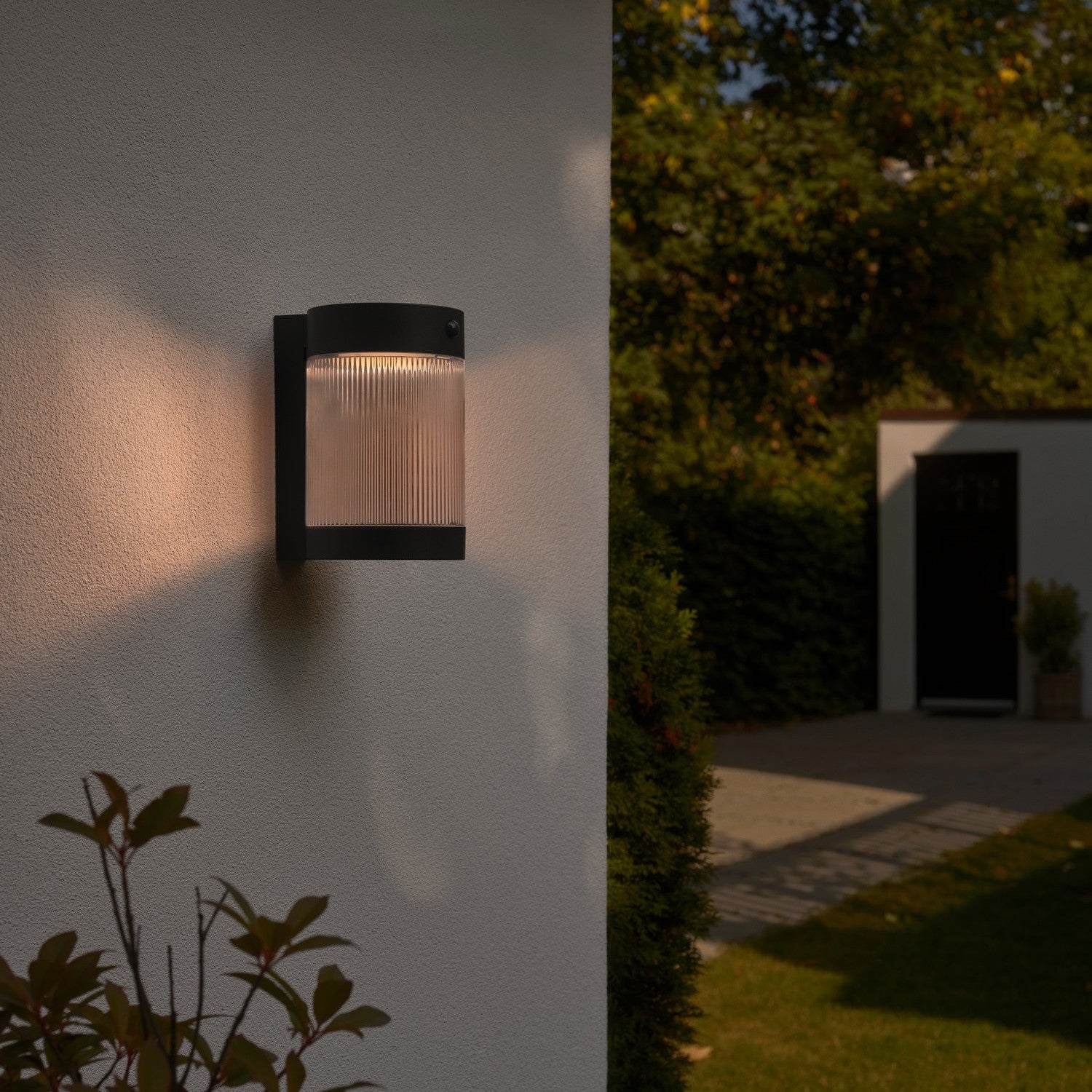 Nordlux Coupar Solar Wandlamp - Zwart