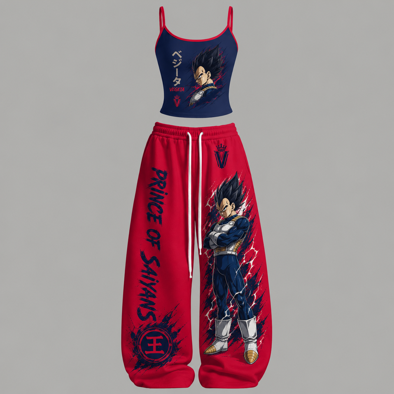 DragonBall Top & Elasticated Trousers Two-Piece Set