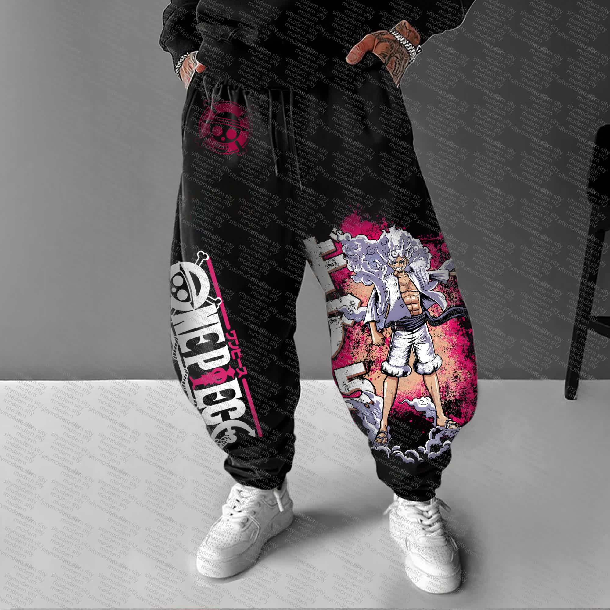 Unisex Anime Printed  Pants丨 Comicssoul