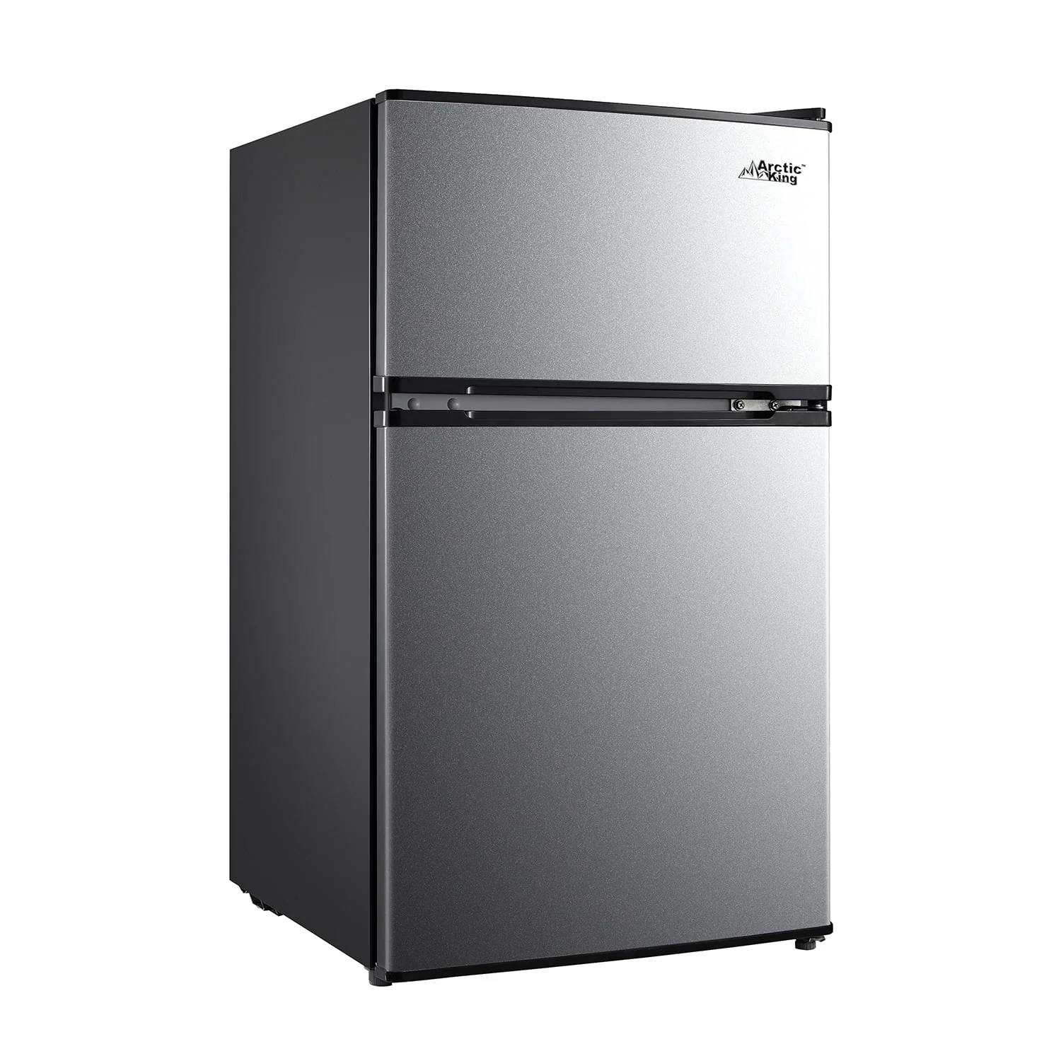 Arctic King 3.2 Cu ft Two Door Mini Fridge with Freezer, Stainless Steel, E-Star, ARM32D5ASL - Image 2