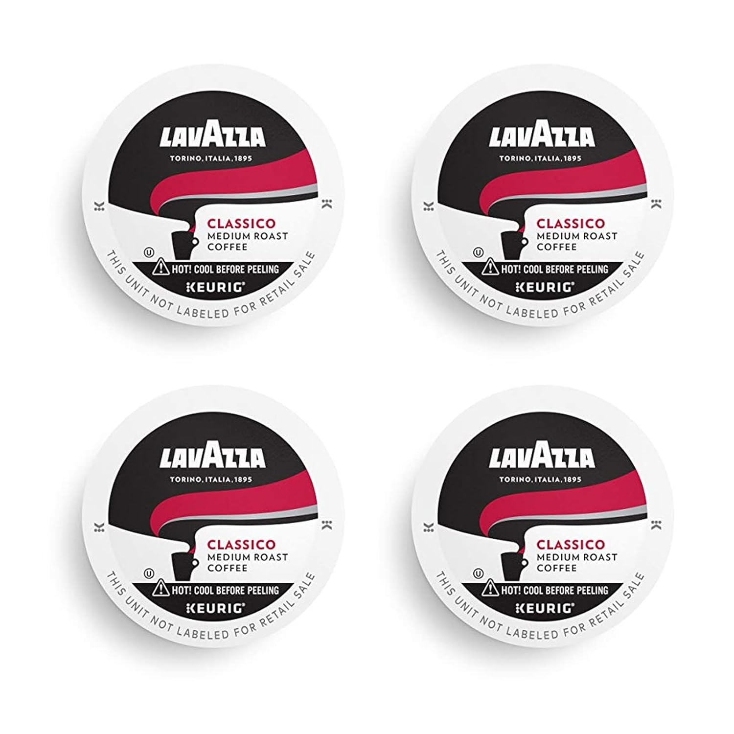 Lavazza Classico Keurig 2.0 K-Cup 96-pack Caps. Coffee Capsules. Espresso Pods. Improved Taste