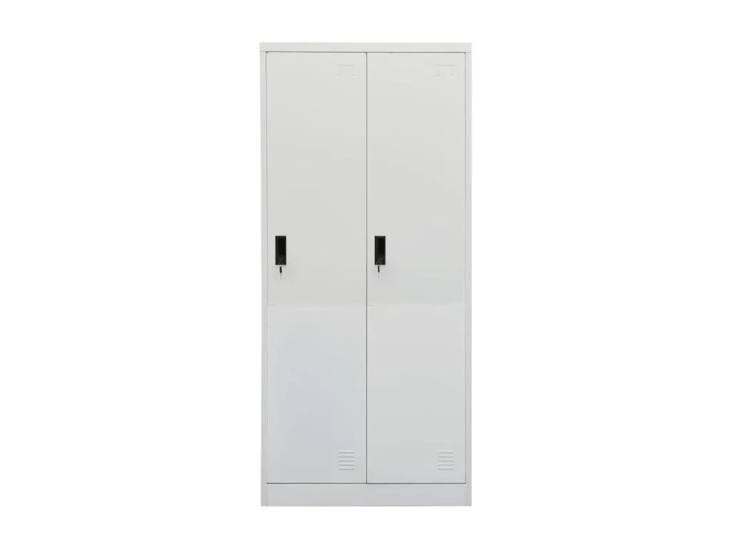 Armario Gris claro 80x50x180 cm Acero 21041mmpa