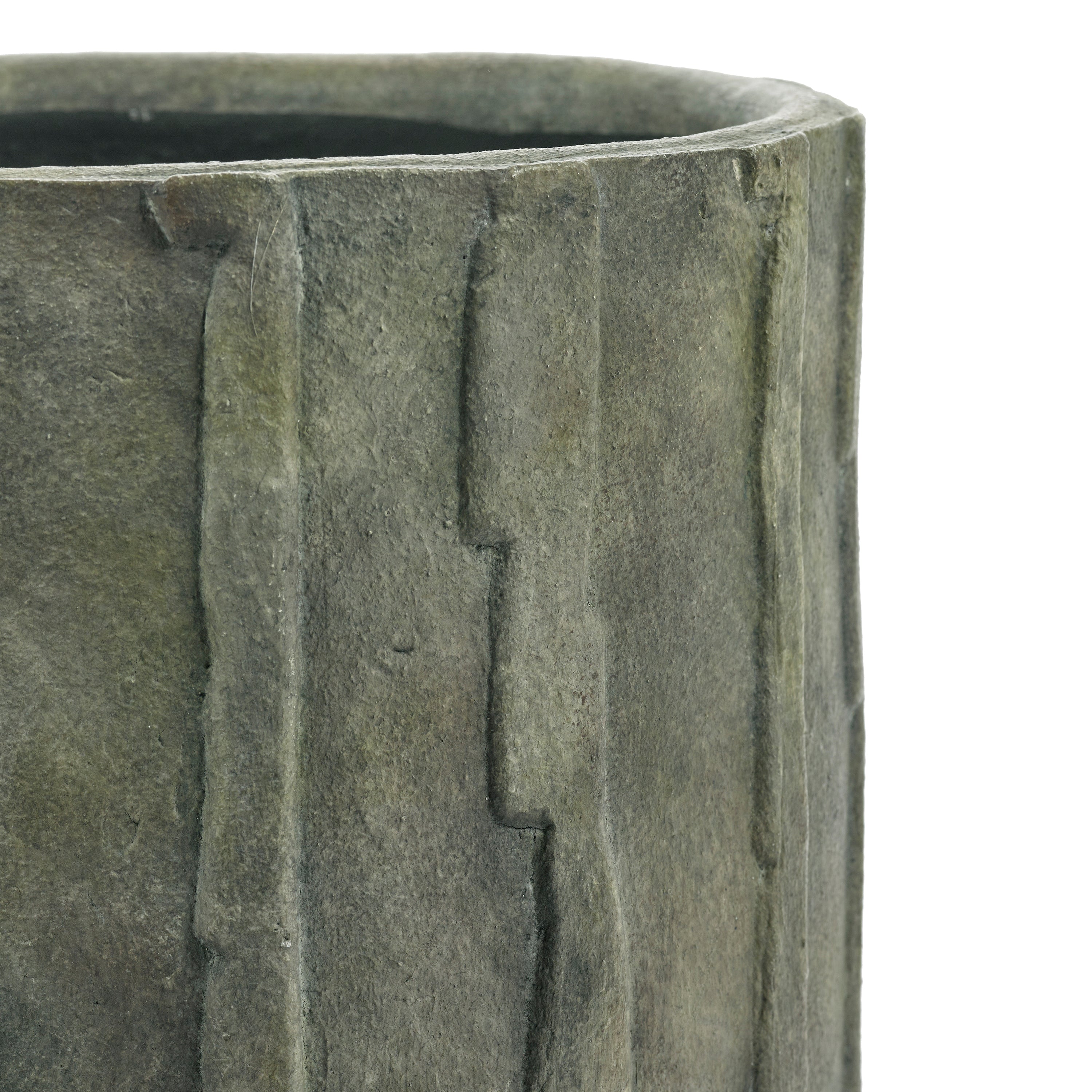 SERAX - Kelly Wearstler - Rift Plantenpot M - Donkergroen