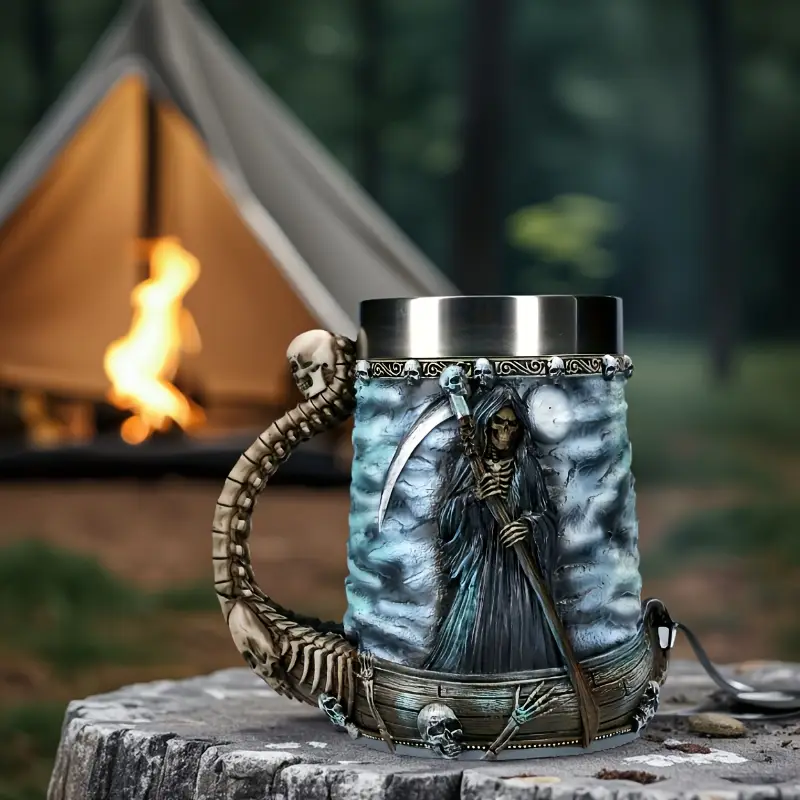 The AfterSip™ - Skull Mug
