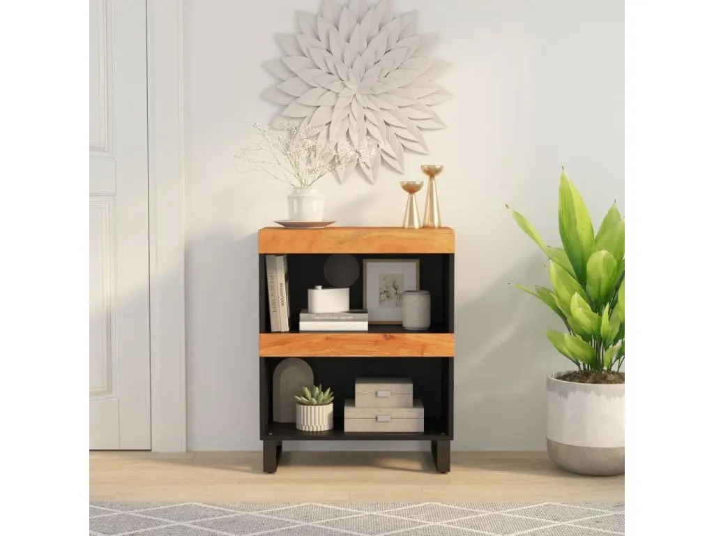 Armario auxiliar Decopractico maciza de Decopractico 60x33x75 cm 22810NCON