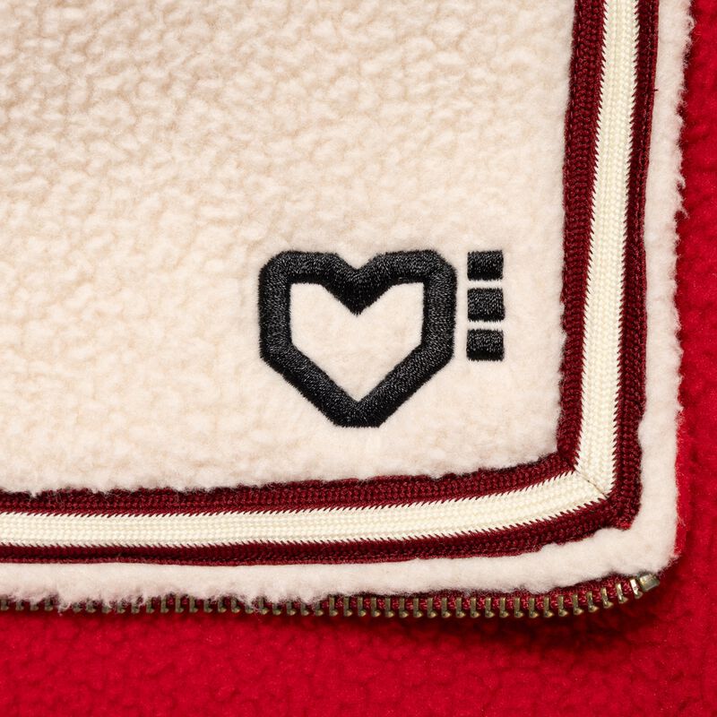 HUMAN MADE HALF-ZIP FLEECE PULLOVER