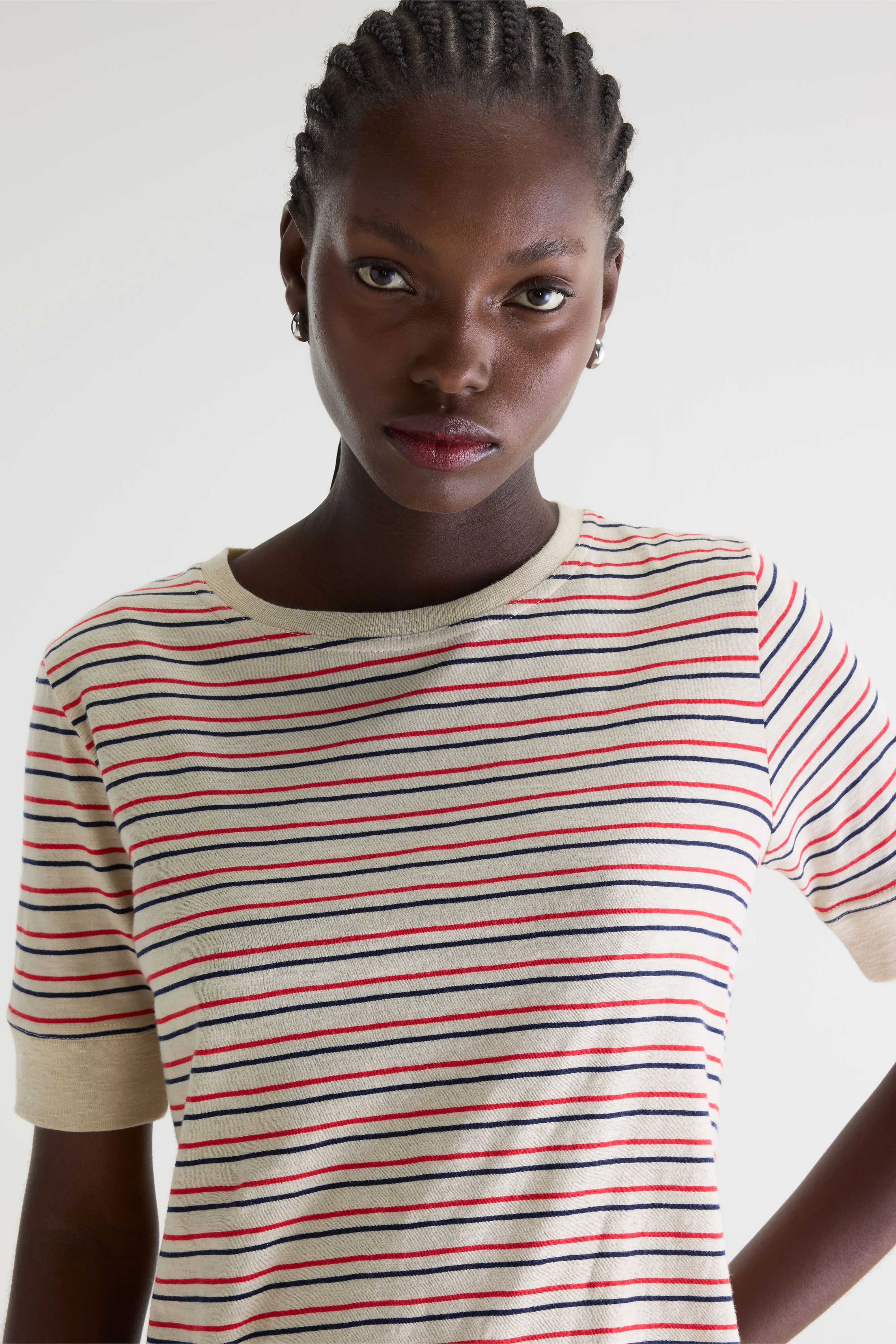 Bellerose Cias slim striped t-shirt (261 / W / STRIPE A)