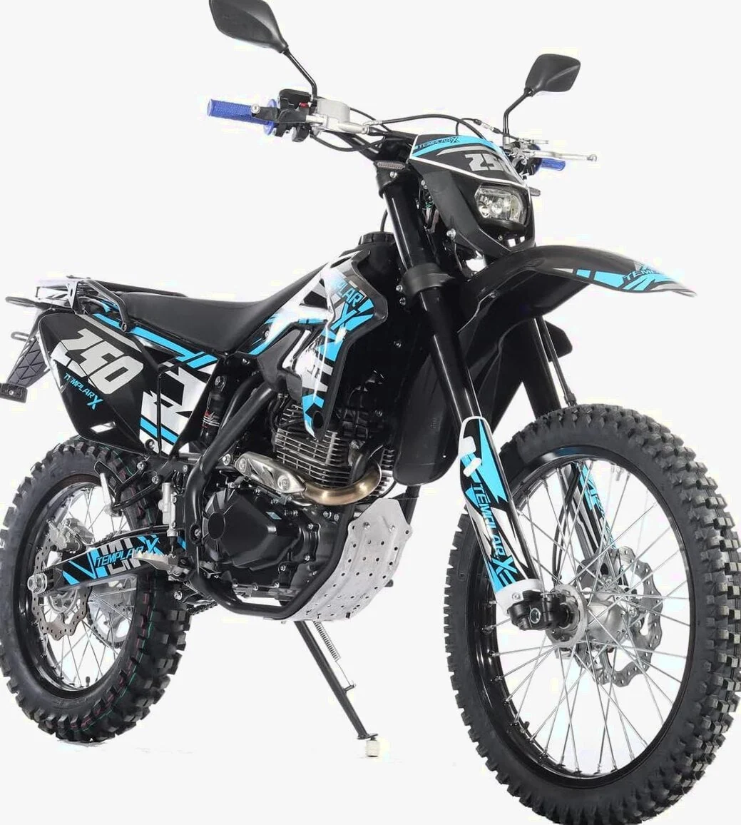 X-PRO Templar X 250cc Dirt Bike, Zongshen PR250 Engine, 6-Speed Manual - Templar X 250 X-PRO Templar X 250cc Dirt Bike, Zongshen PR250 Engine, 6-Speed Manual - Templar X 250