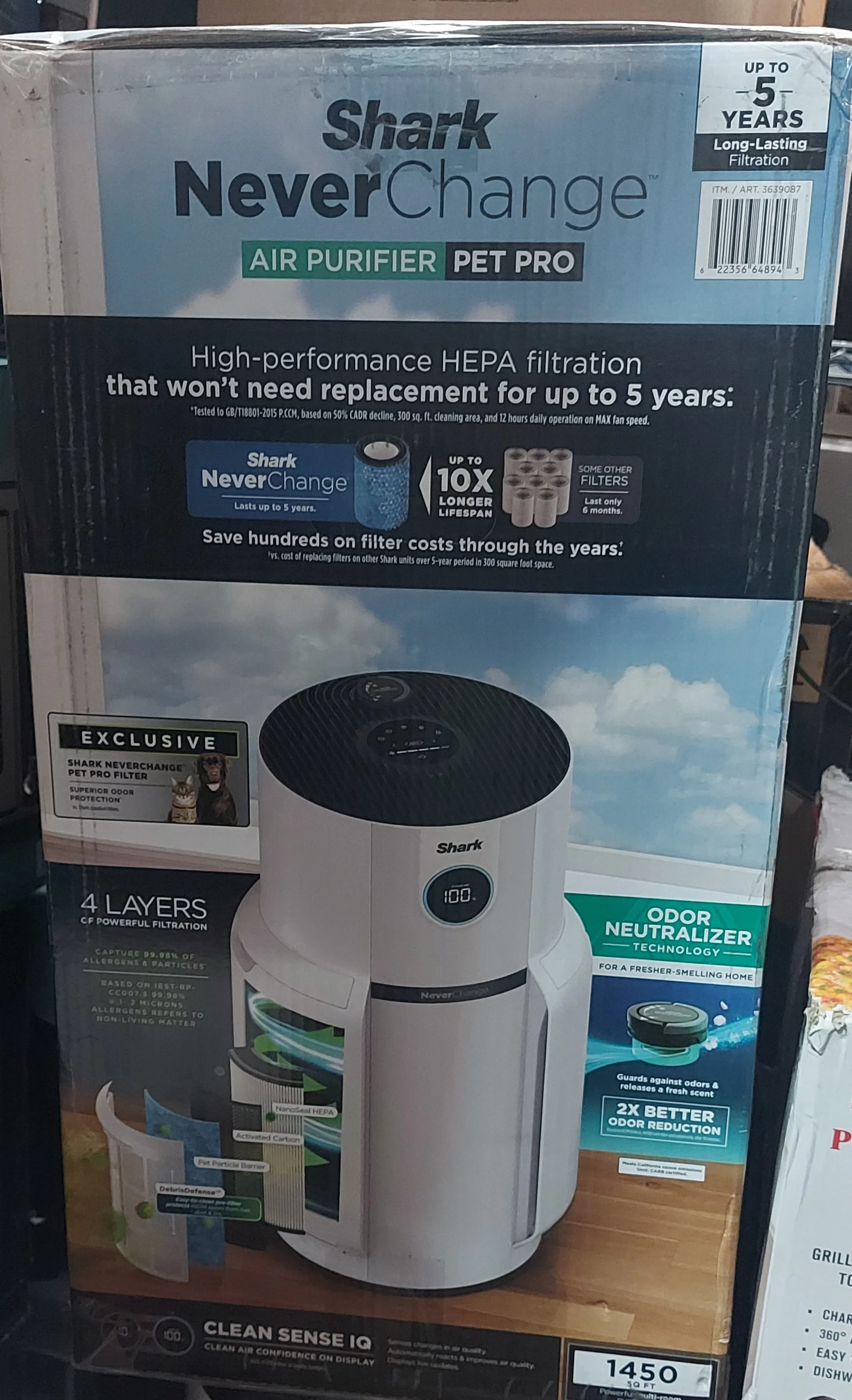 Shark NeverChange Air Purifier Pet Pro - Image 3