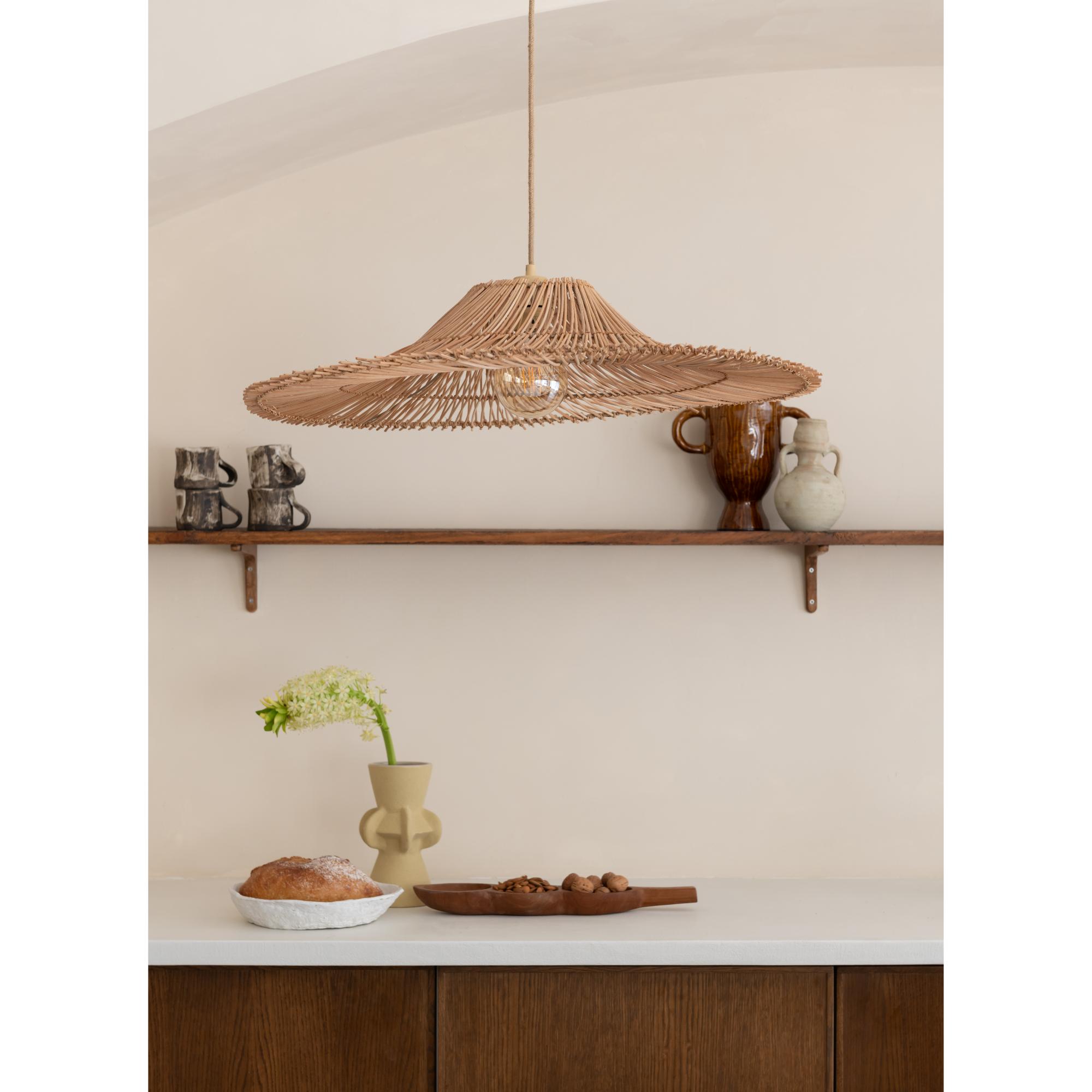 GOOD&MOJO Hanglamp Cancun - Naturel - Ø70cm
