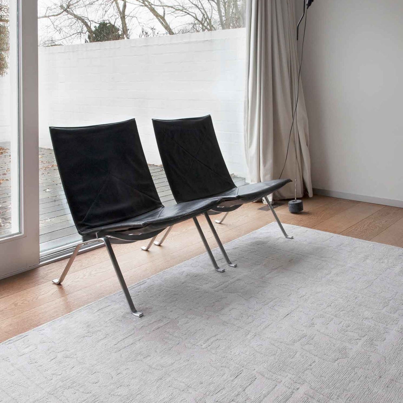 Louis de Poortere Structures Vloerkleed 80 x 150 cm - Dry Beige