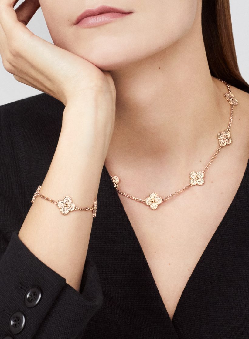 Replicate Vintage Alhambra bracelet, 5 motifs(1:1 replica) - Original Replica Club