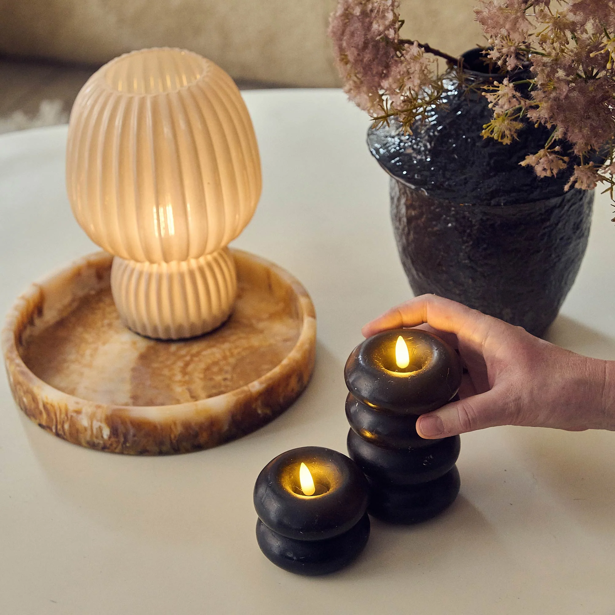 LED Candles - Set of 3