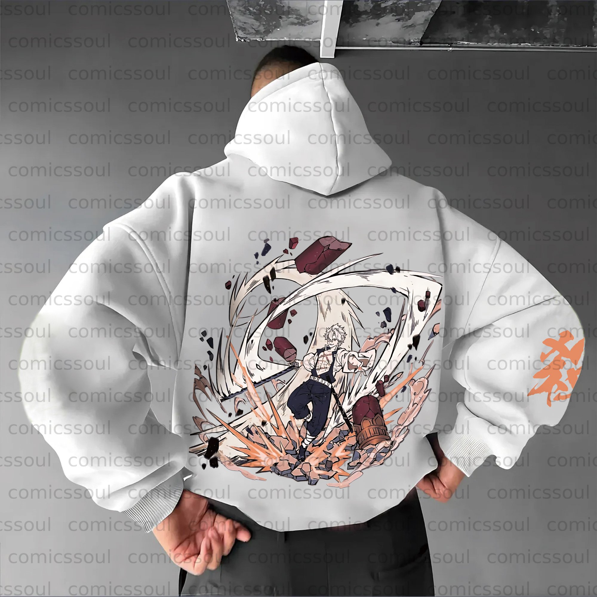 Unisex Anime Graphic Streetwear Vintage Plush Hoodie