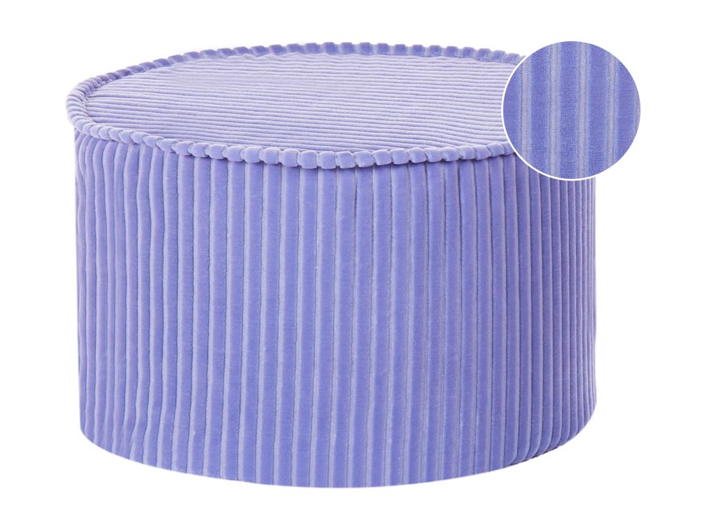 Otomana ZIKRIA Violeta claro Terciopelo