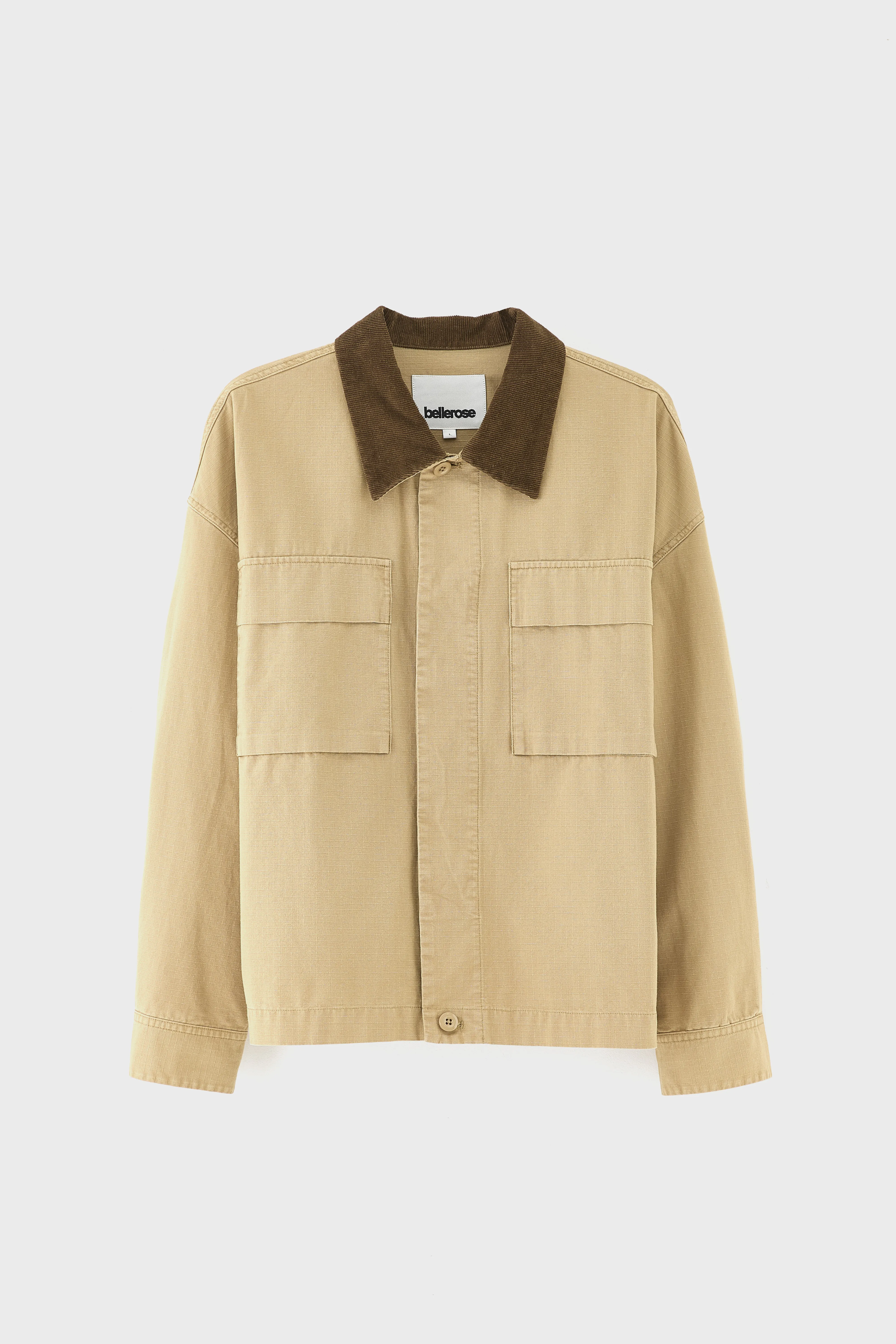 Bellerose Plover work-wear overshirt (261 / M / CLAY)