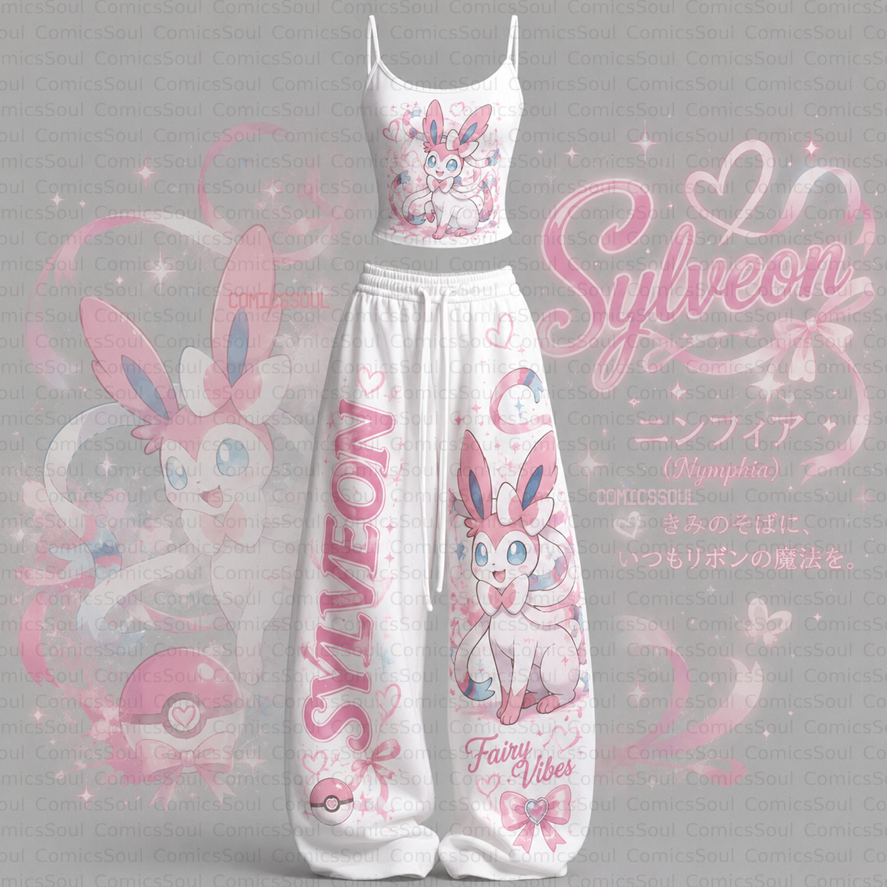 Pokémon Top & Elasticated Trousers Two-Piece Set