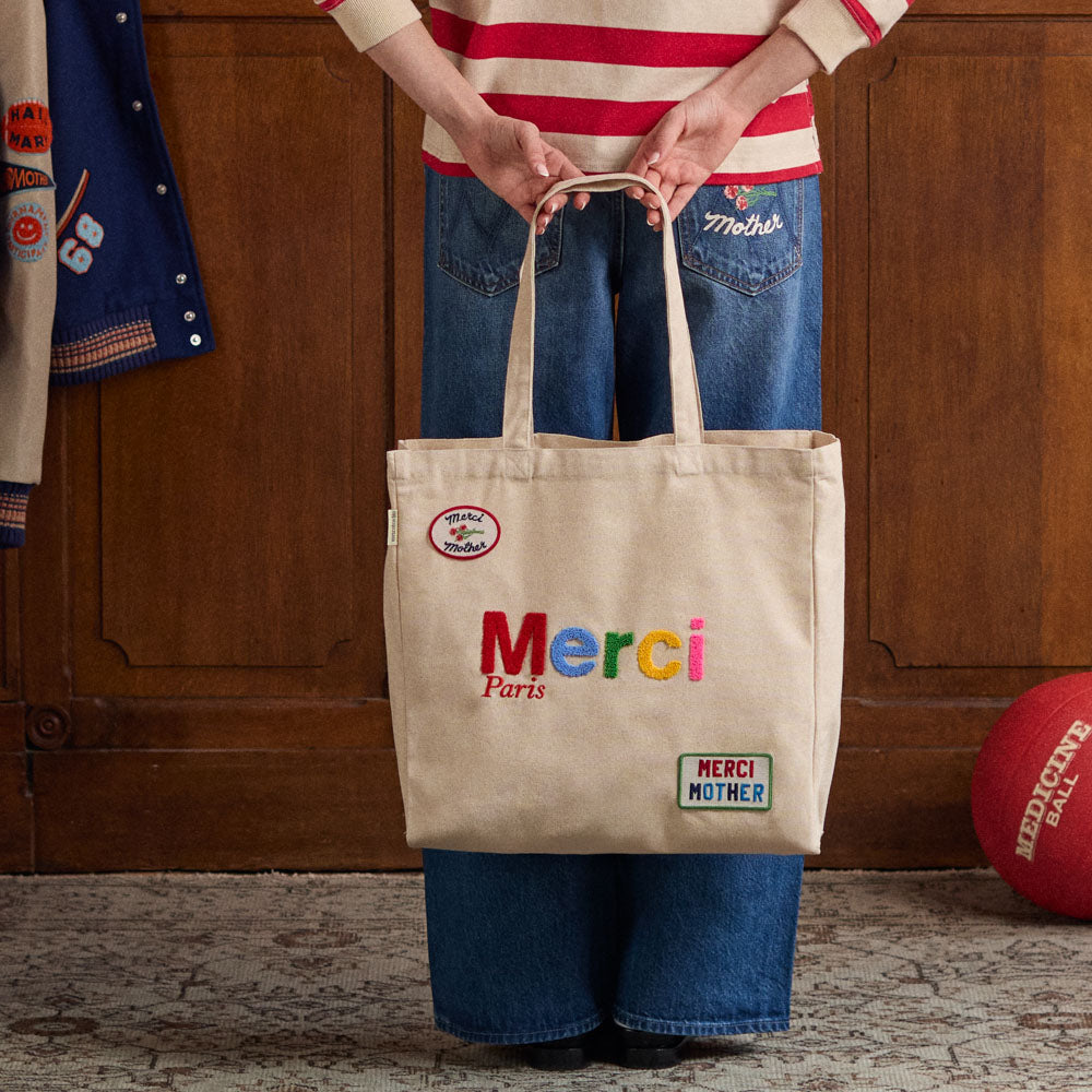 Mother x Merci - Totebag - Naturel & Multicolore