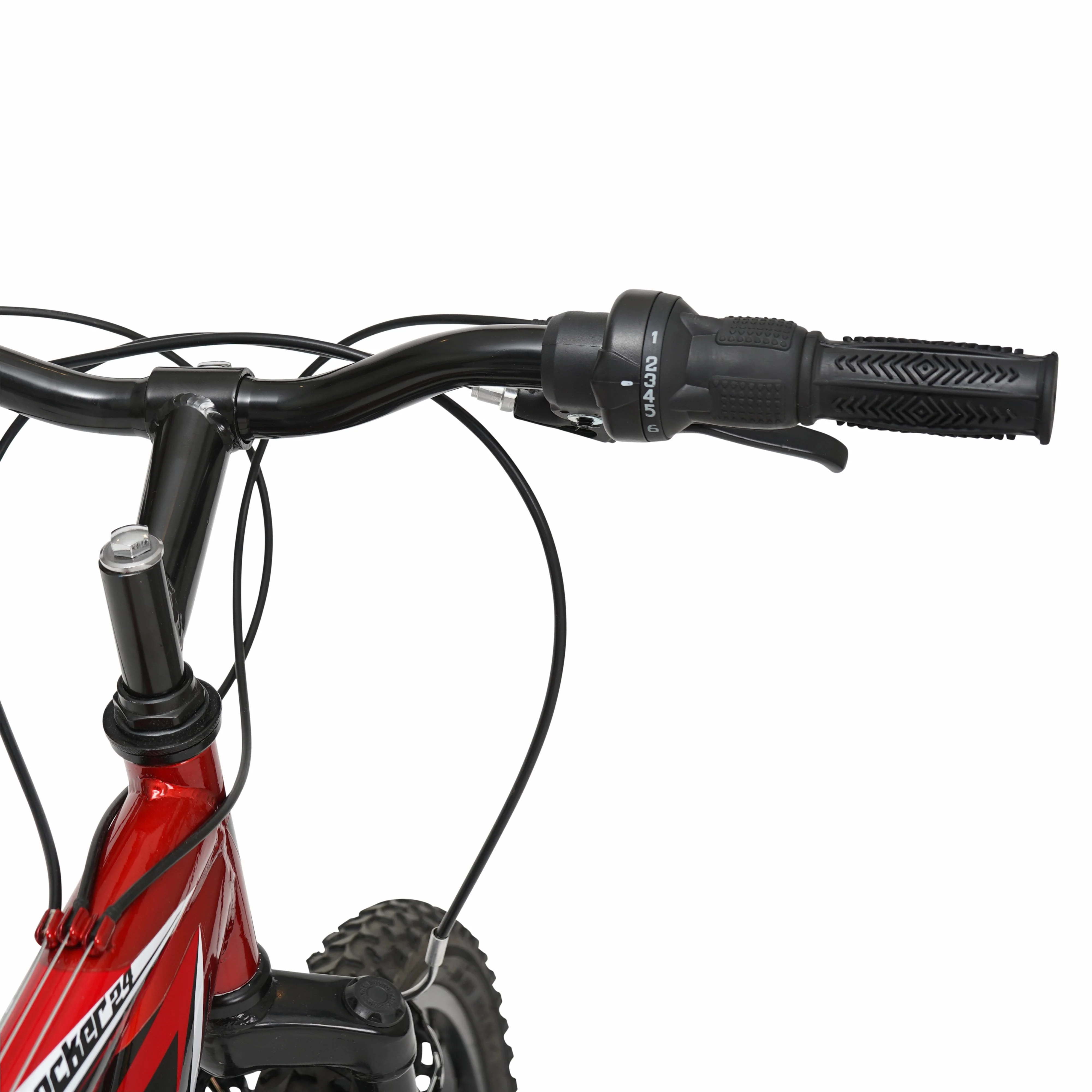 Hyper Bicycle 24" Shocker Mountain Bike, Kids, Red and Black - Image 8