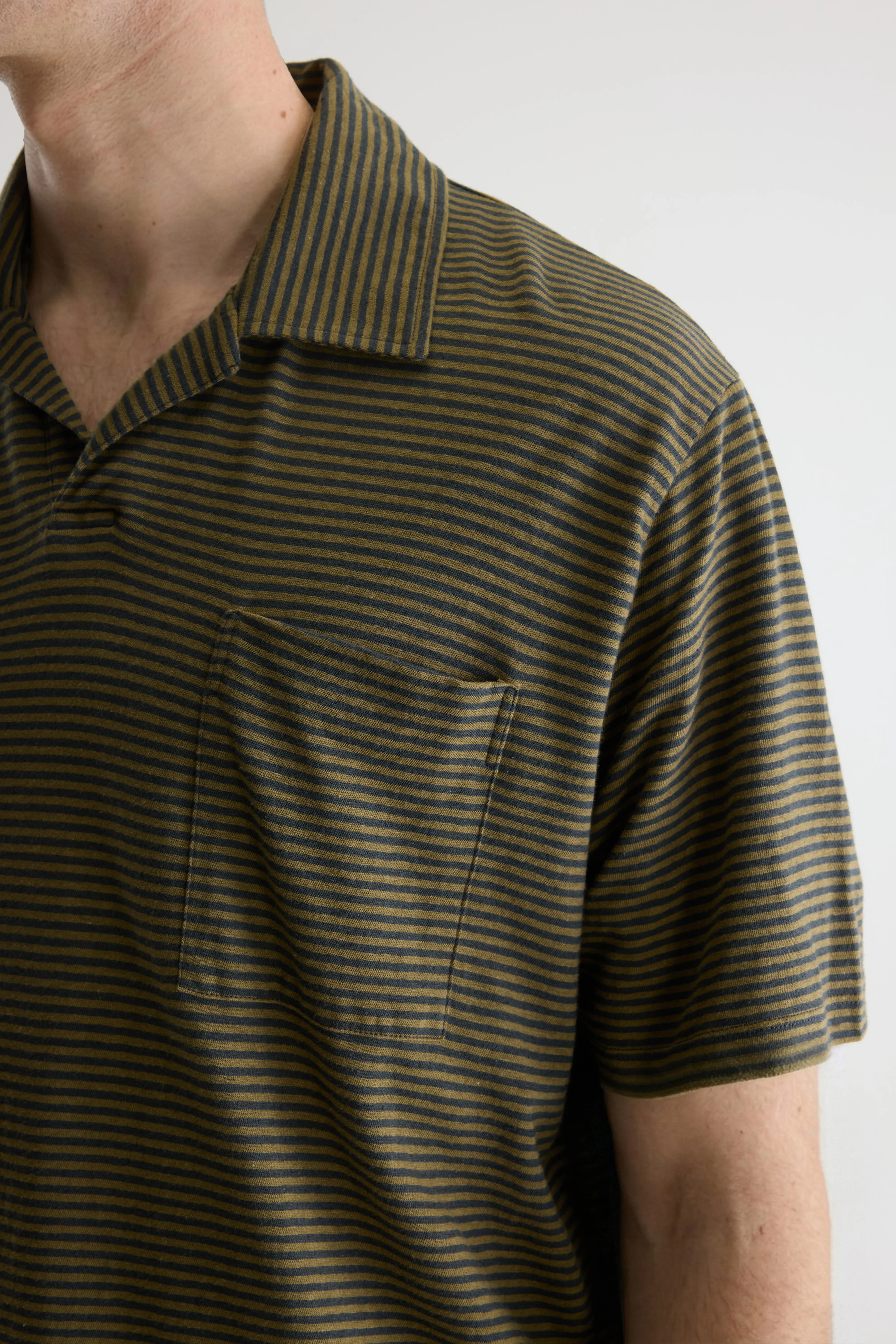 Bellerose Videop relaxed striped polo (261 / M / STRIPE A)