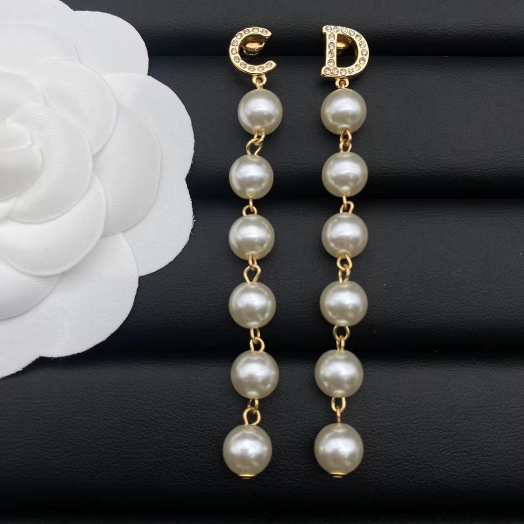Dior Pearl Tassel Earring - Original Replica Club