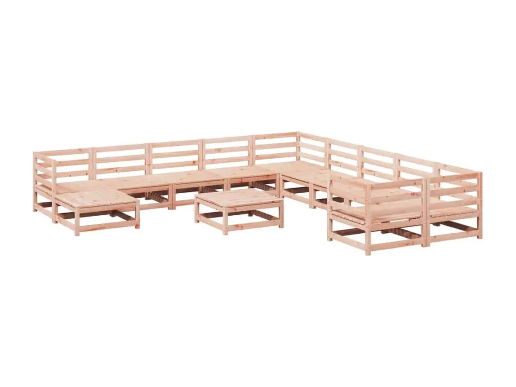 Juego de sofás de jardín 12 pzas Micasacool maciza de Micasacool