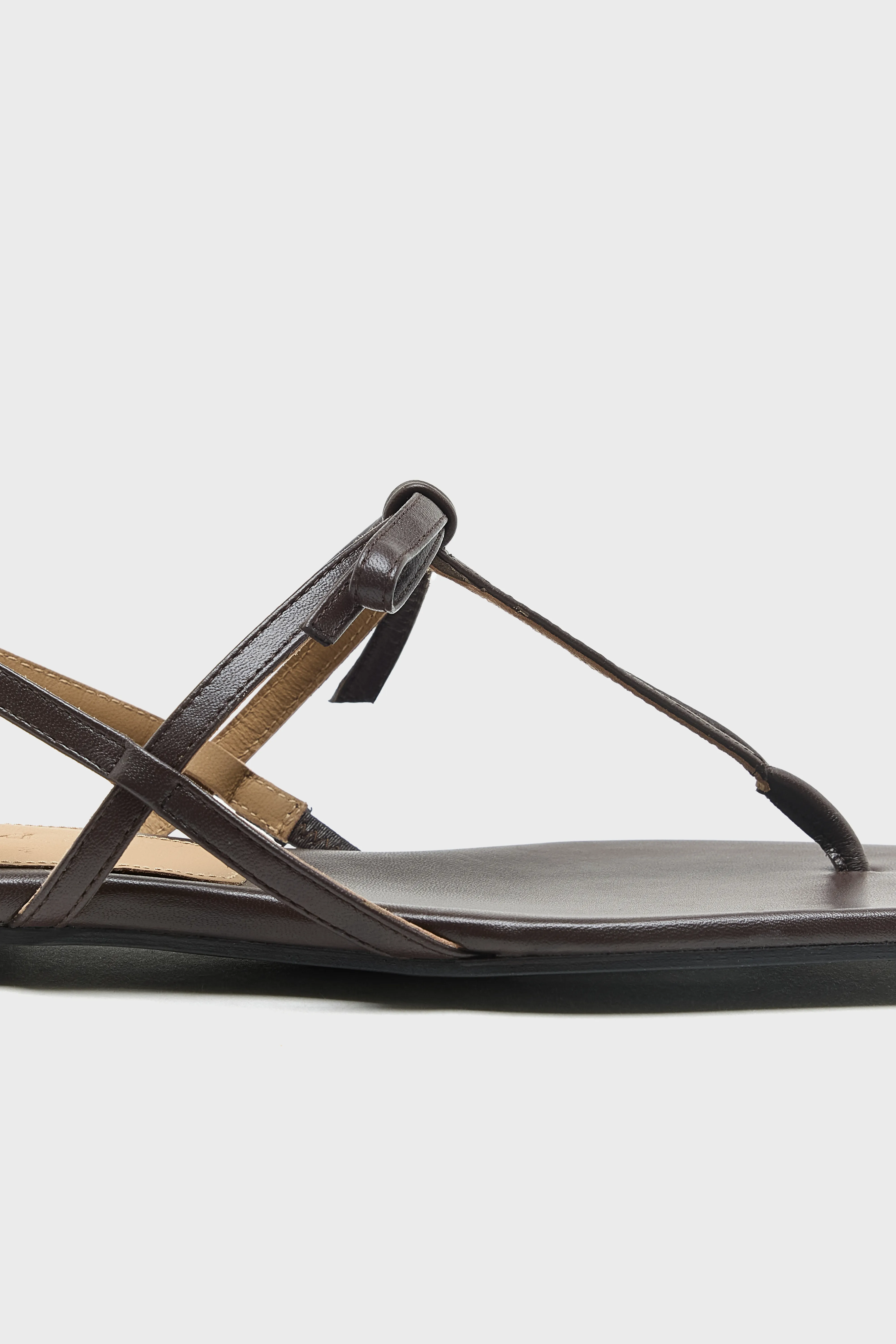 Bellerose Sina Flat Sandals  (261 / W / CHOCOLATE)