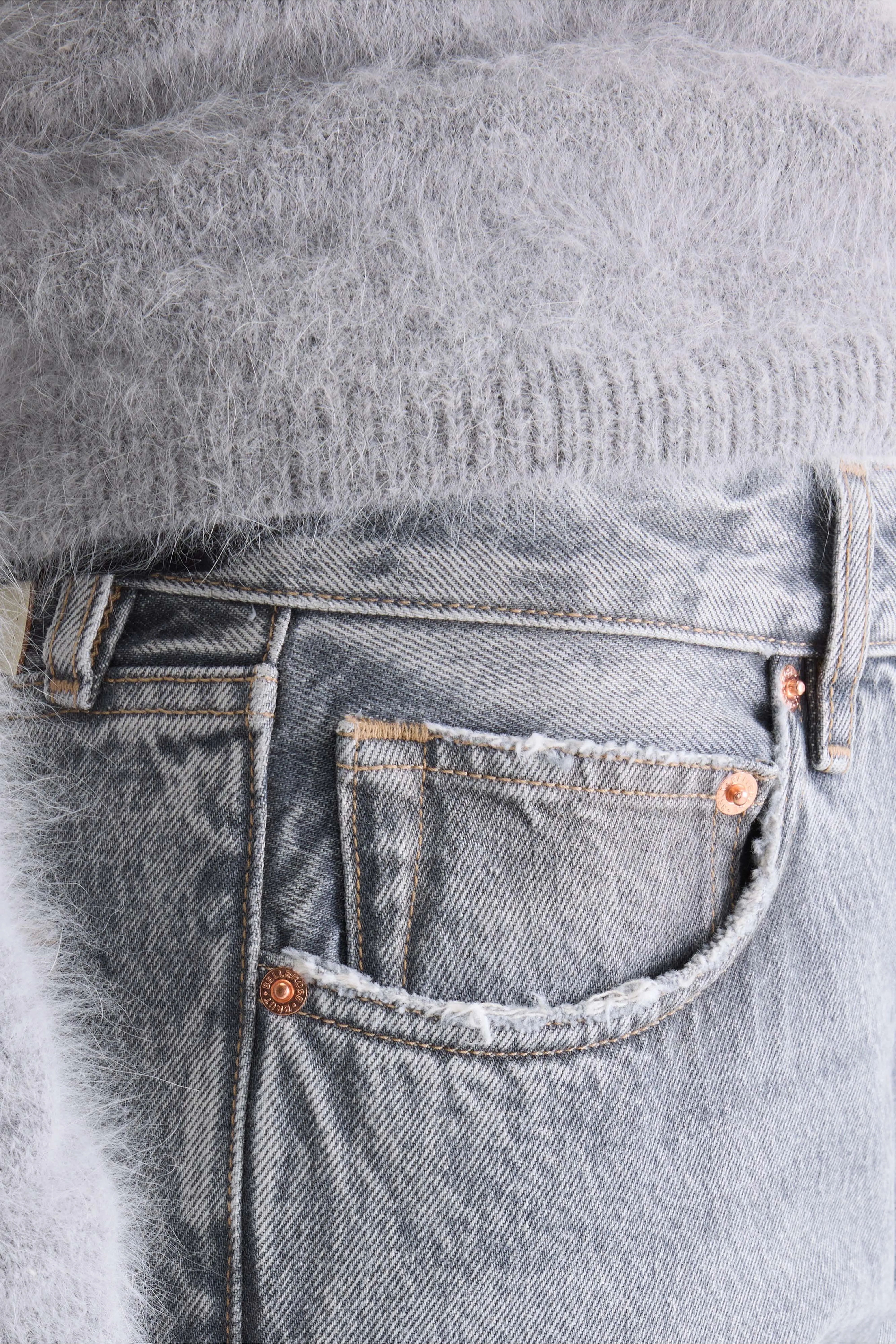 Bellerose Denim N. 46 - wide jeans (261 / W / USED GREY)