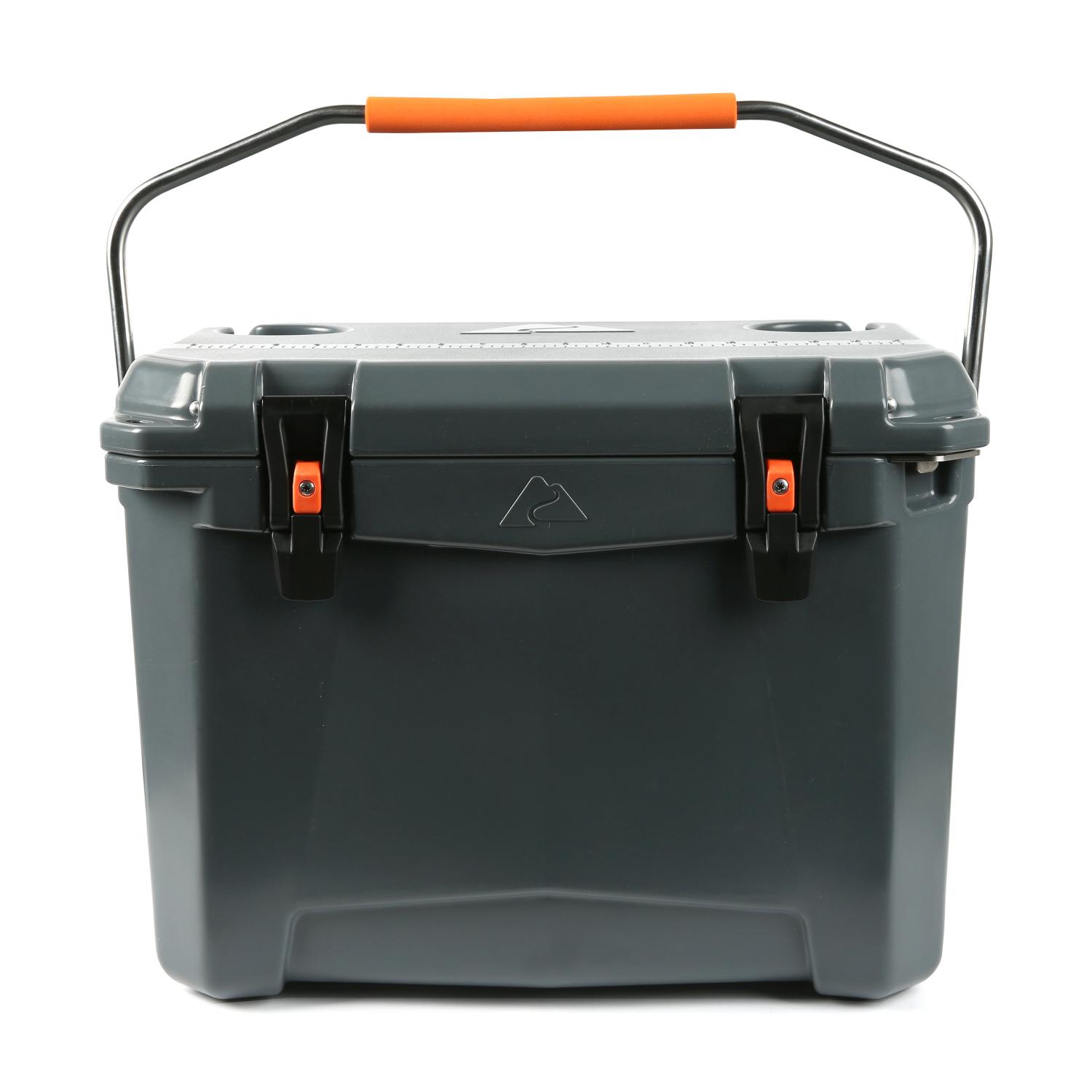 Ozark Trail 26 Quart High Performance Roto-Molded Cooler with MicrobanA . Gray(Default Title)