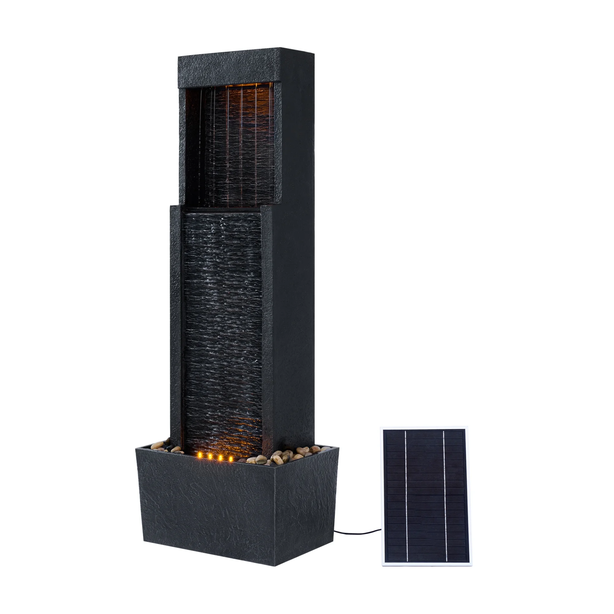 Teamson Home 37.99" Athena Outdoor Solar Powered Water Fountain - Image 4