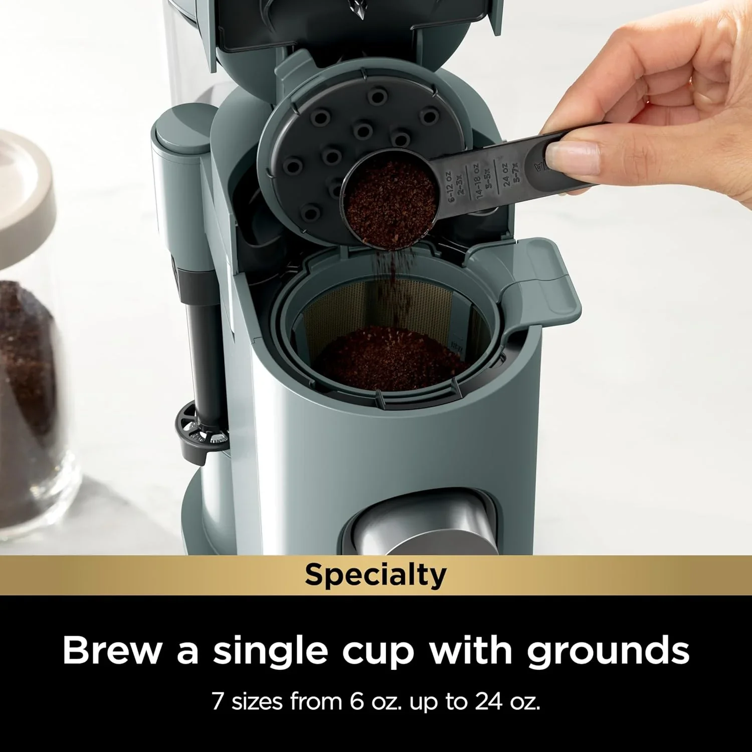 Ninja Coffee Maker Single Cup Brews with pods and grounds K-Cup compatible 4 brewing methods