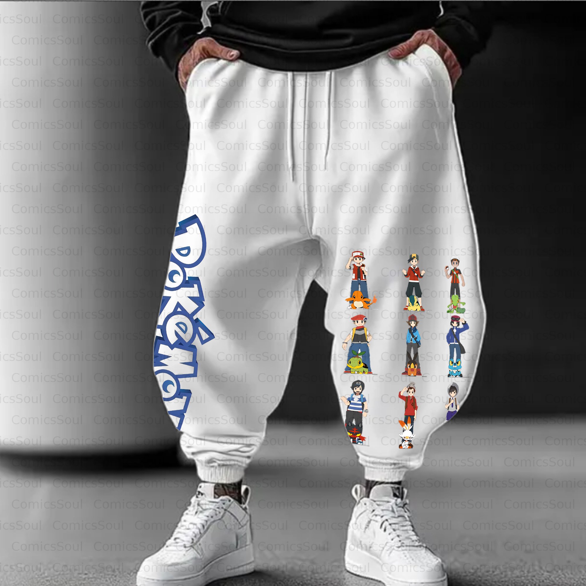 Unisex Casual Anime Streetwear Pant