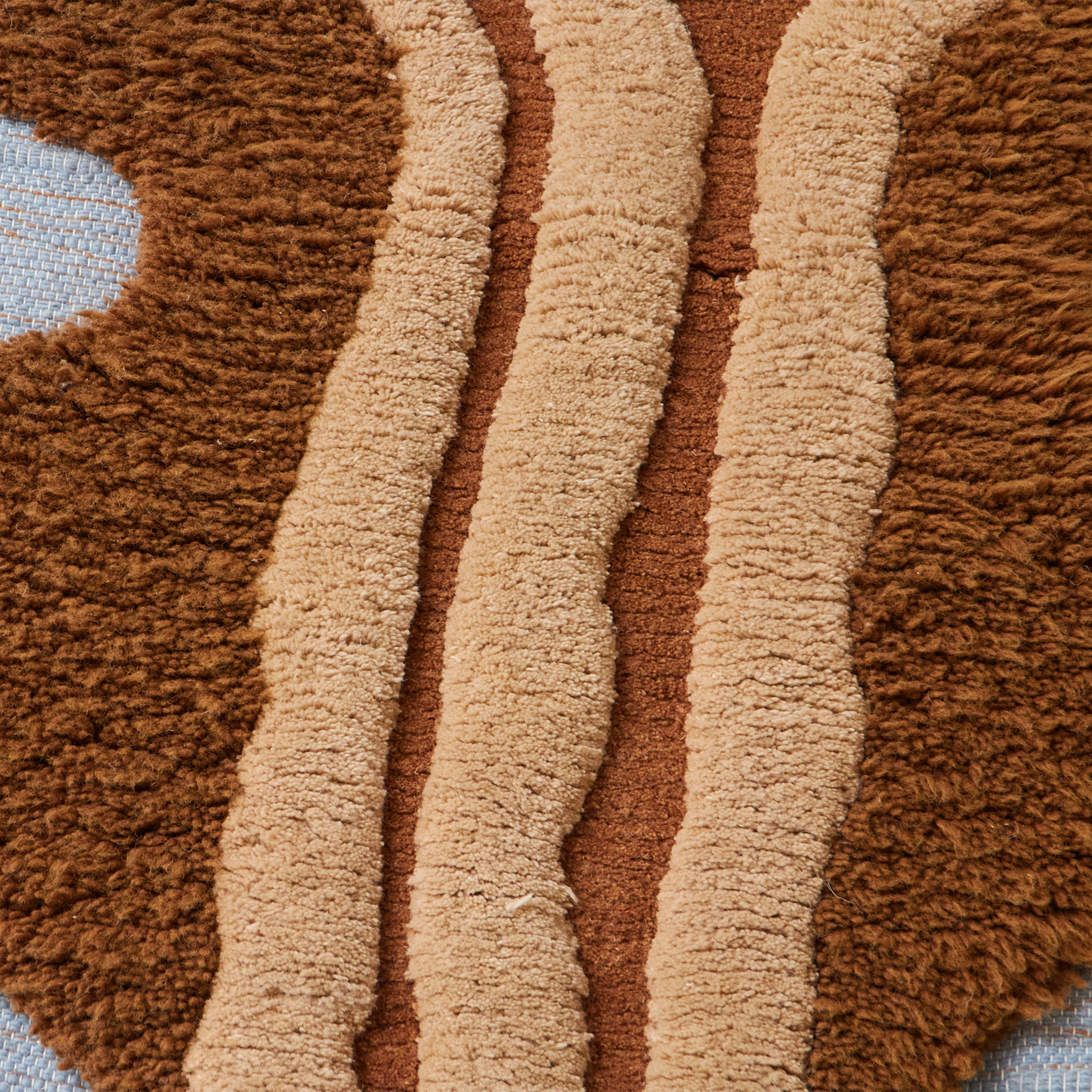 HKliving Wandkleed - Ocean Blue