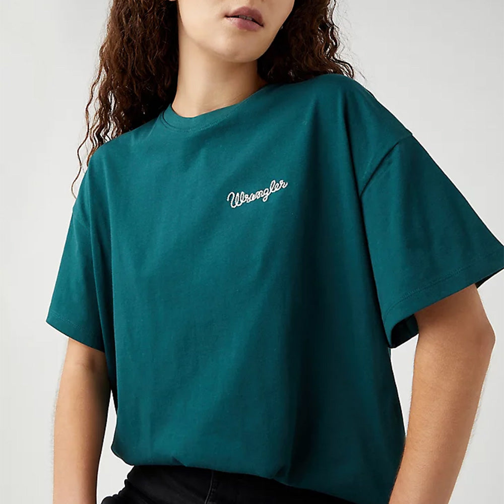 Wrangler - T-shirt  - Vert